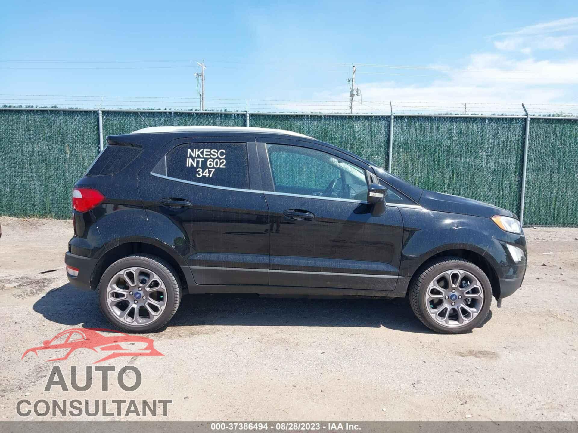 FORD ECOSPORT 2020 - MAJ6S3KL1LC328579