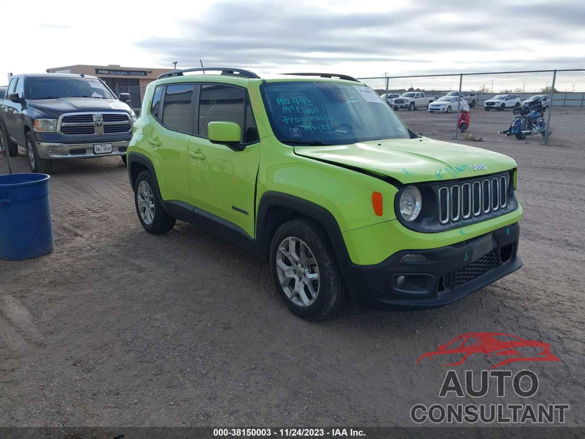 JEEP RENEGADE 2017 - ZACCJABB6HPG09517