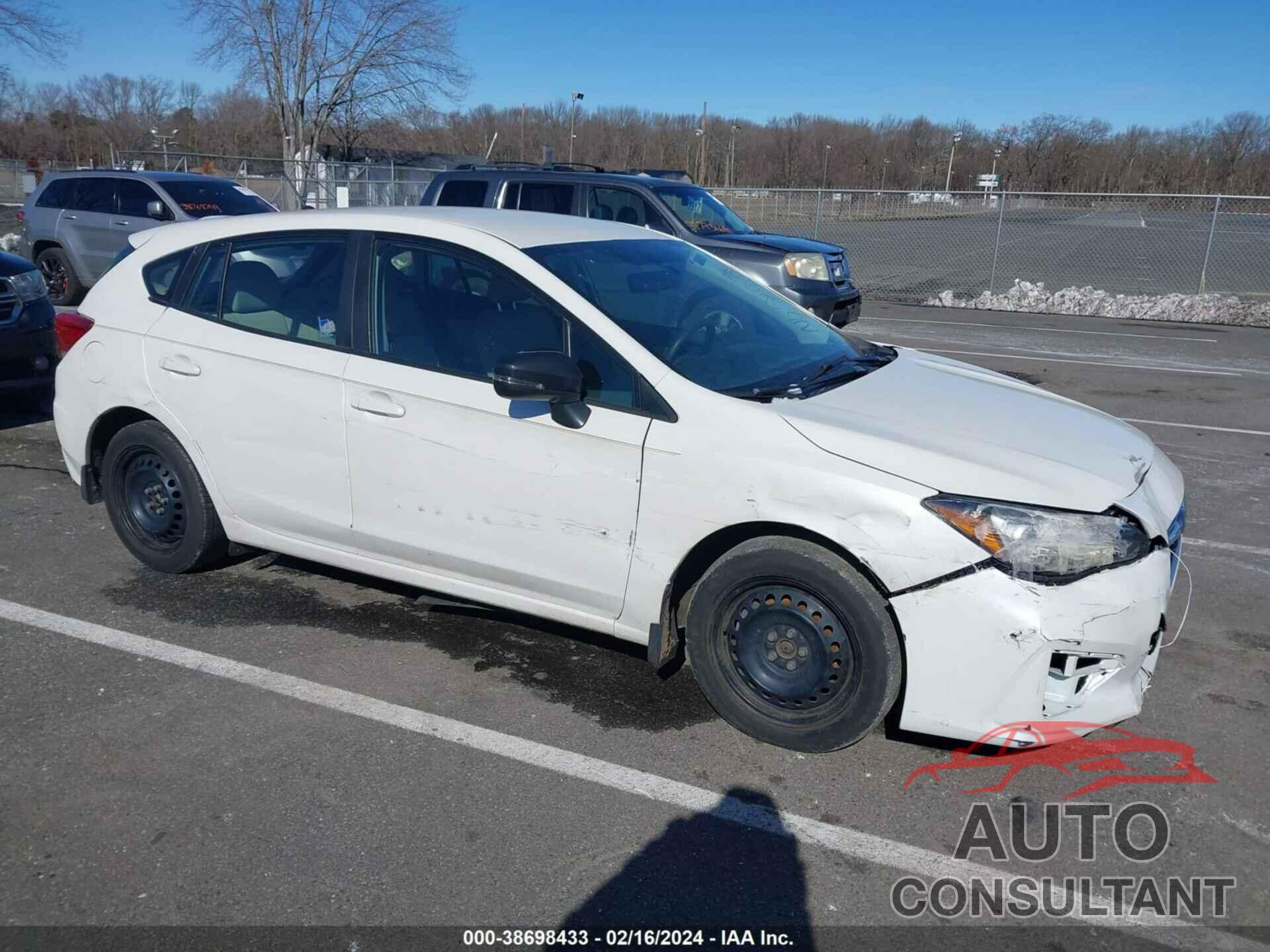 SUBARU IMPREZA 2018 - 4S3GTAA65J3743400