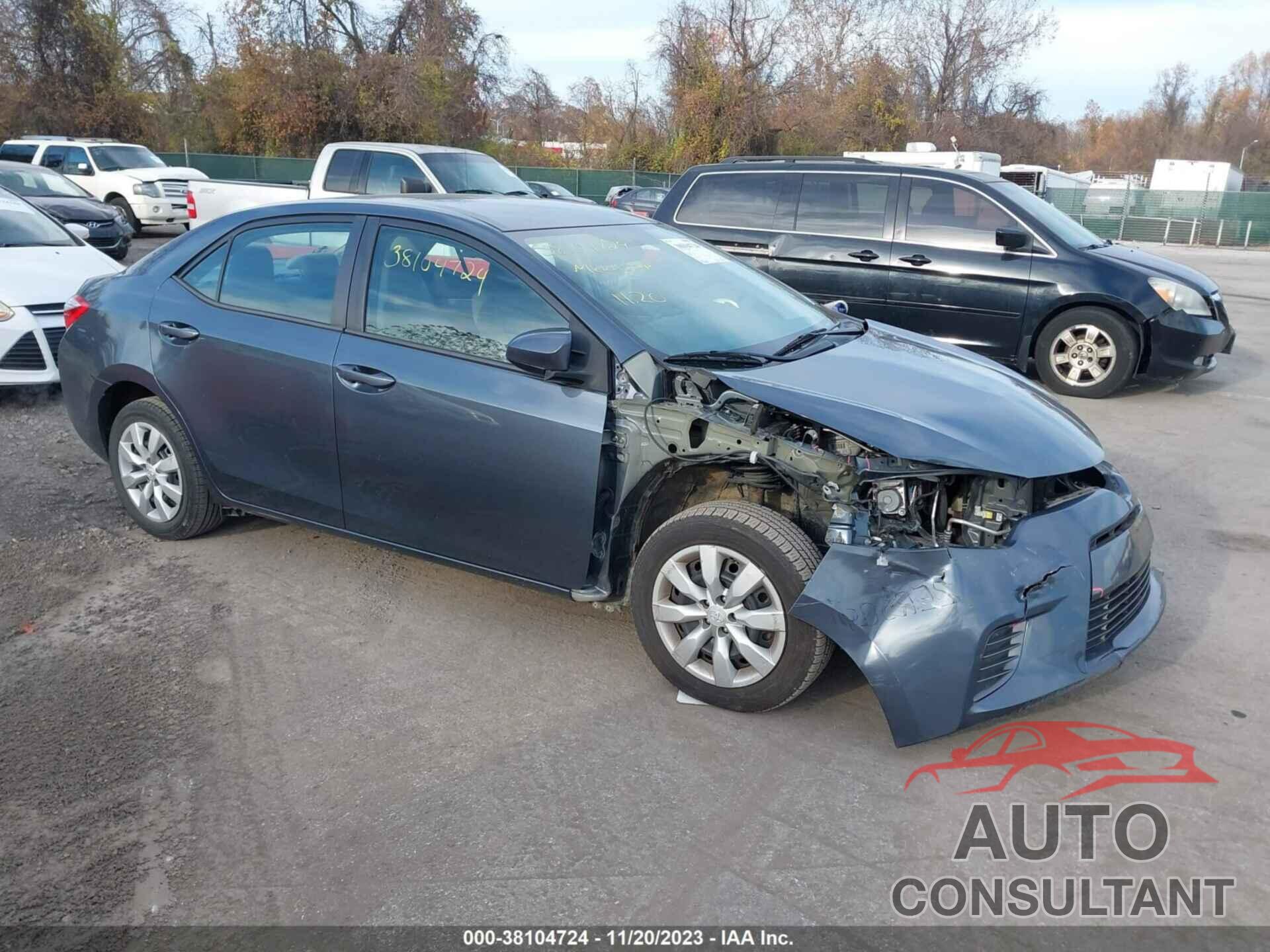 TOYOTA COROLLA 2015 - 2T1BURHE6FC335991