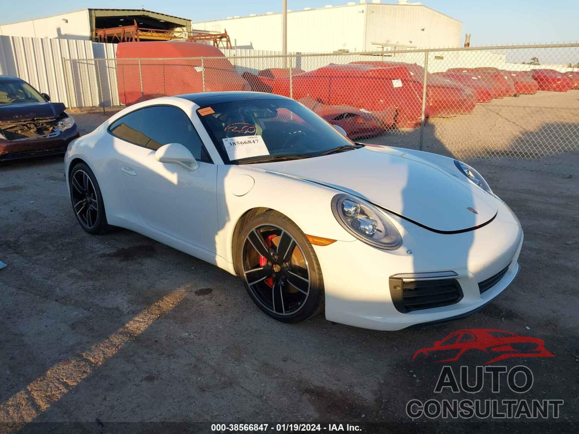 PORSCHE 911 2017 - WP0AB2A95HS123655