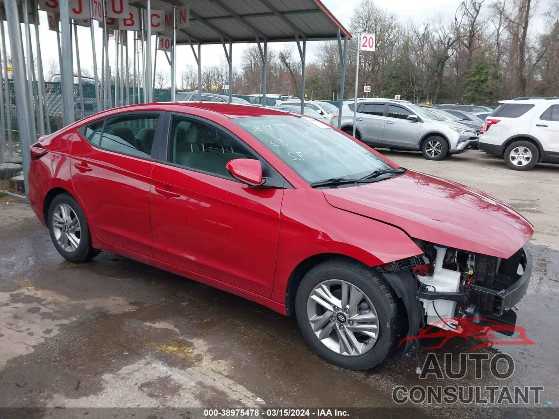 HYUNDAI ELANTRA 2020 - KMHD84LFXLU057476