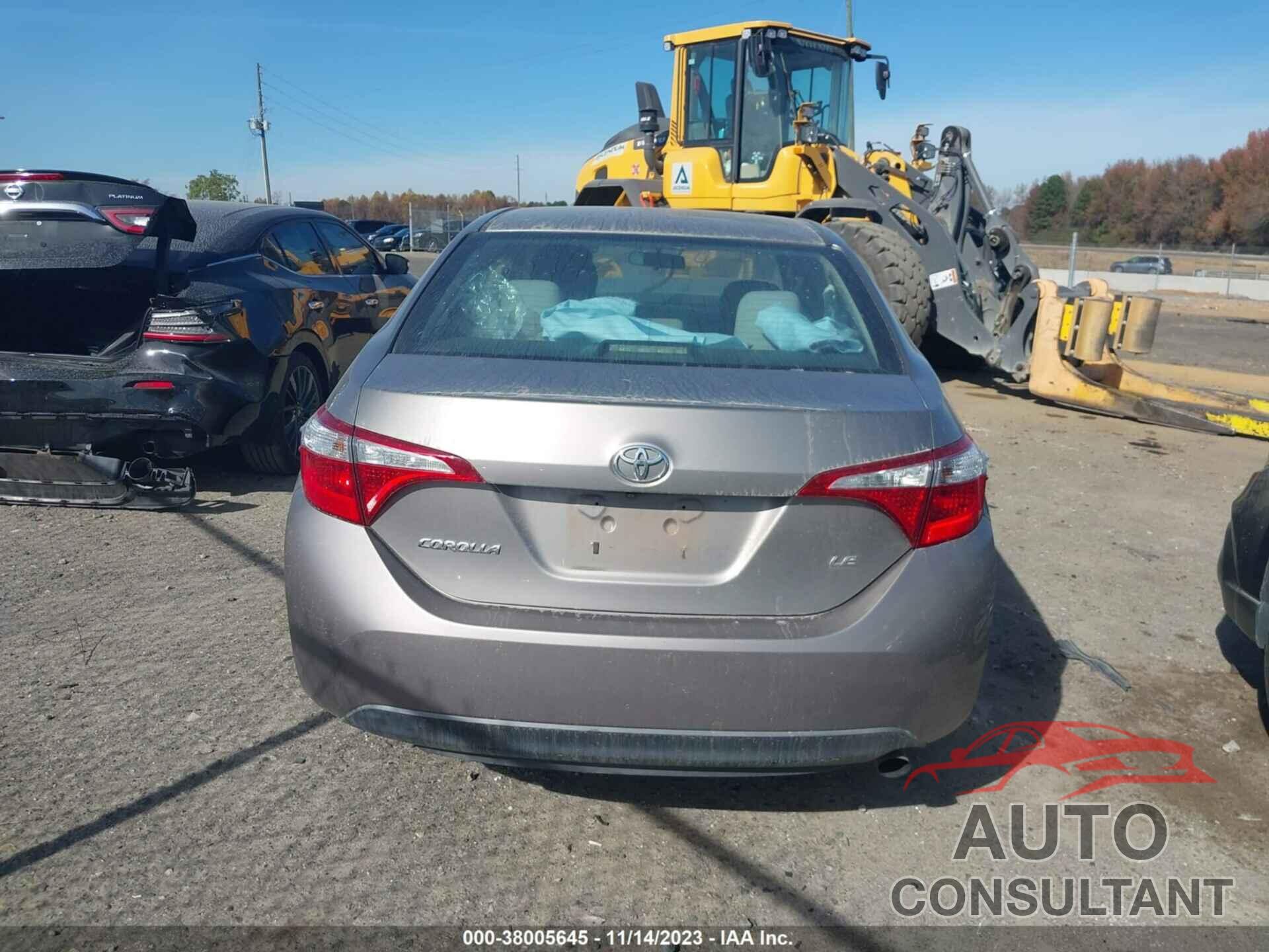 TOYOTA COROLLA 2016 - 2T1BURHE0GC664056