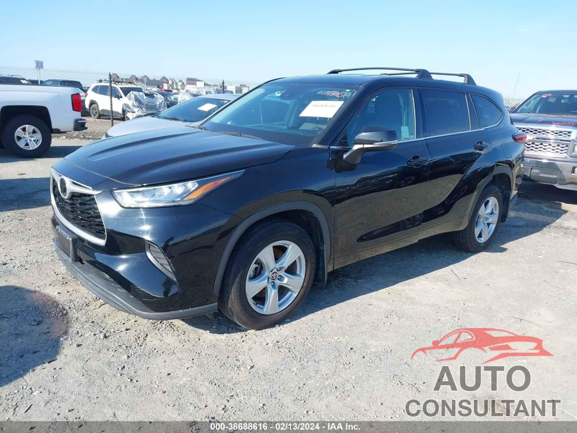 TOYOTA HIGHLANDER 2020 - 5TDCZRAH6LS030696