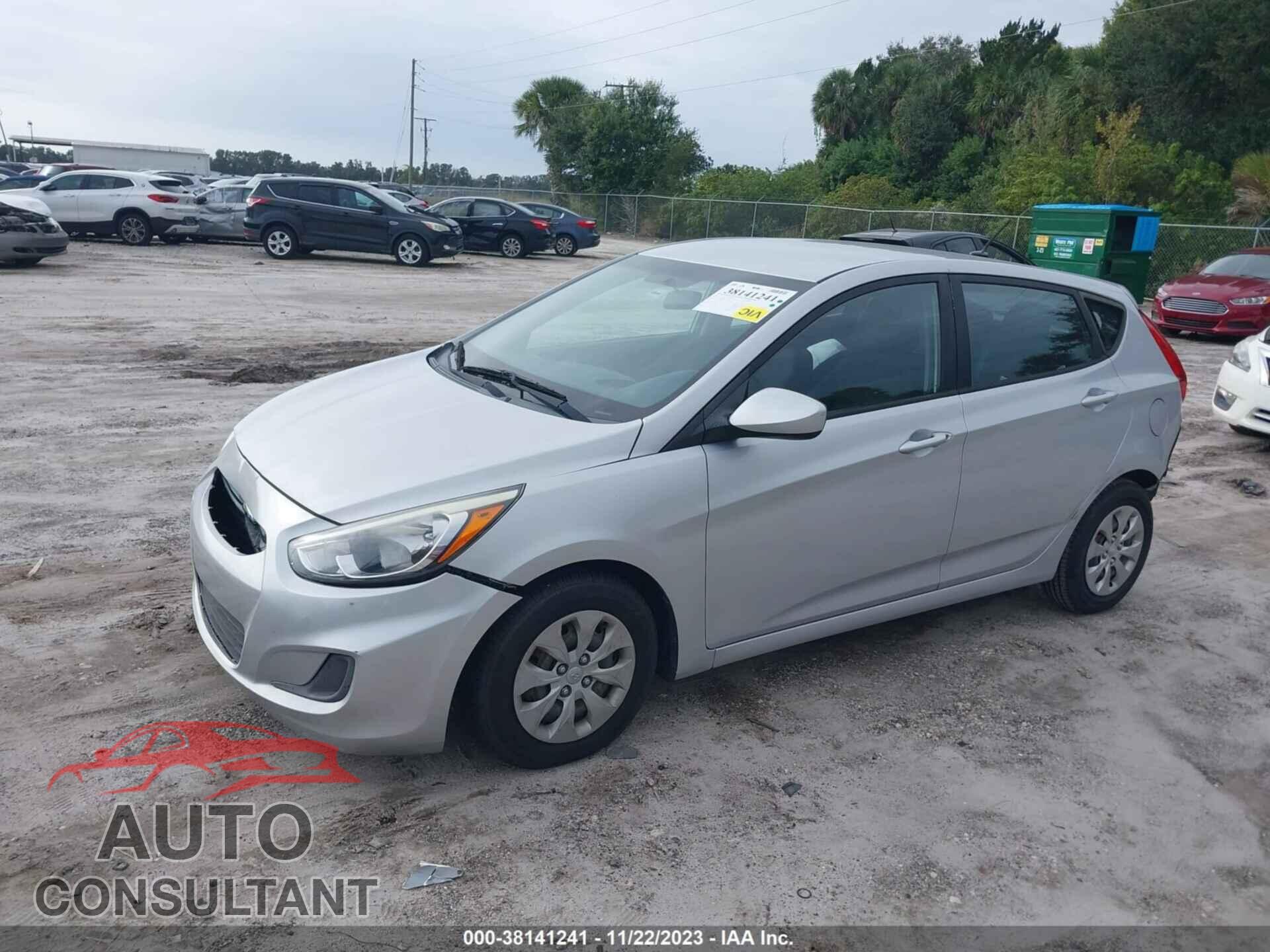HYUNDAI ACCENT 2016 - KMHCT5AE4GU264817