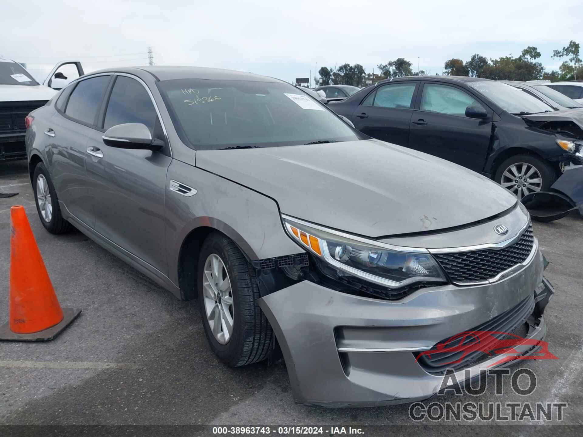 KIA OPTIMA 2017 - 5XXGT4L31HG143343
