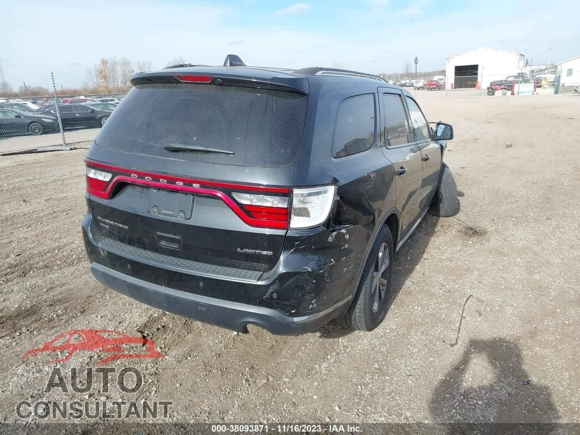 DODGE DURANGO 2016 - 1C4RDJDG7GC331112