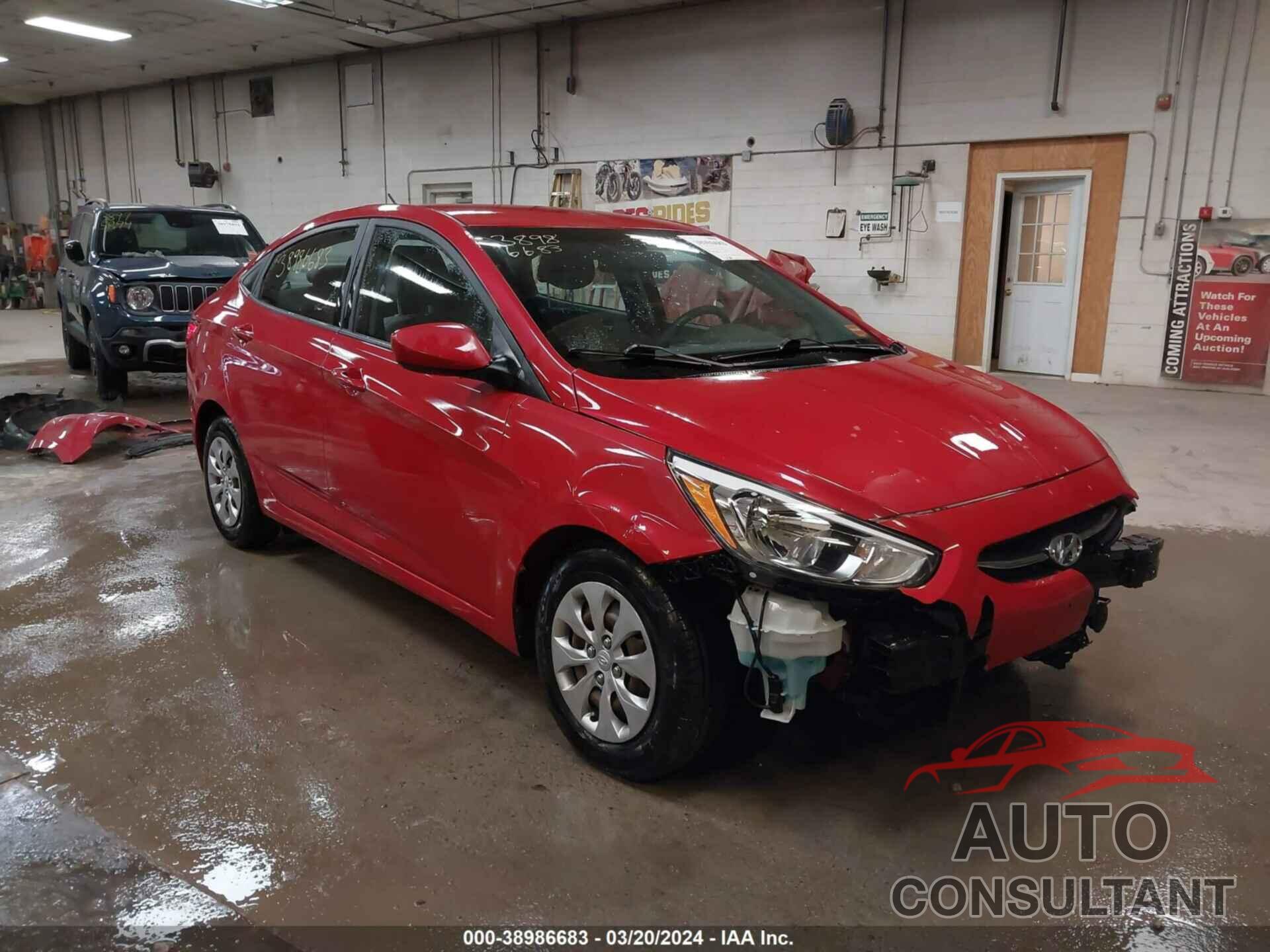 HYUNDAI ACCENT 2016 - KMHCT4AEXGU113054