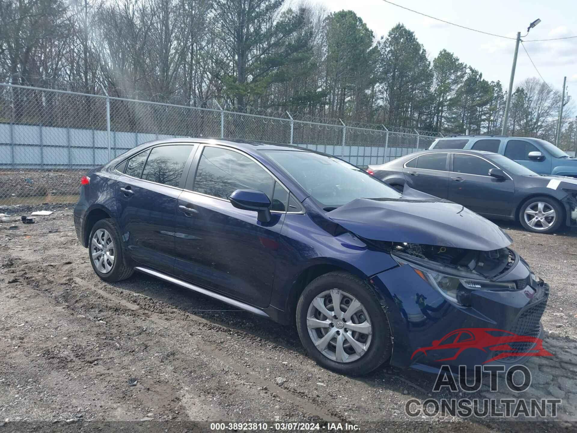TOYOTA COROLLA 2020 - JTDEPRAE4LJ103789