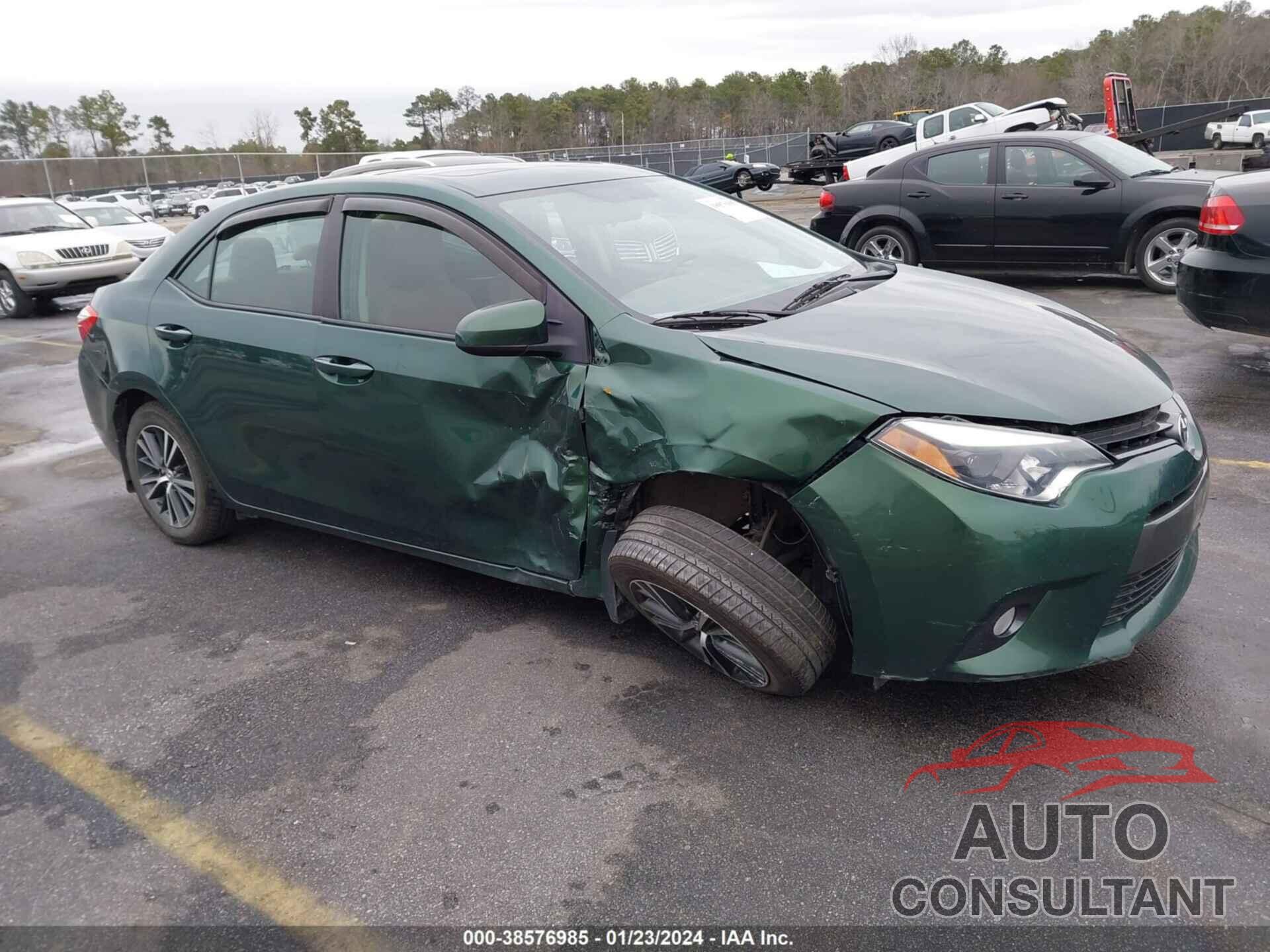 TOYOTA COROLLA 2016 - 2T1BURHEXGC693080
