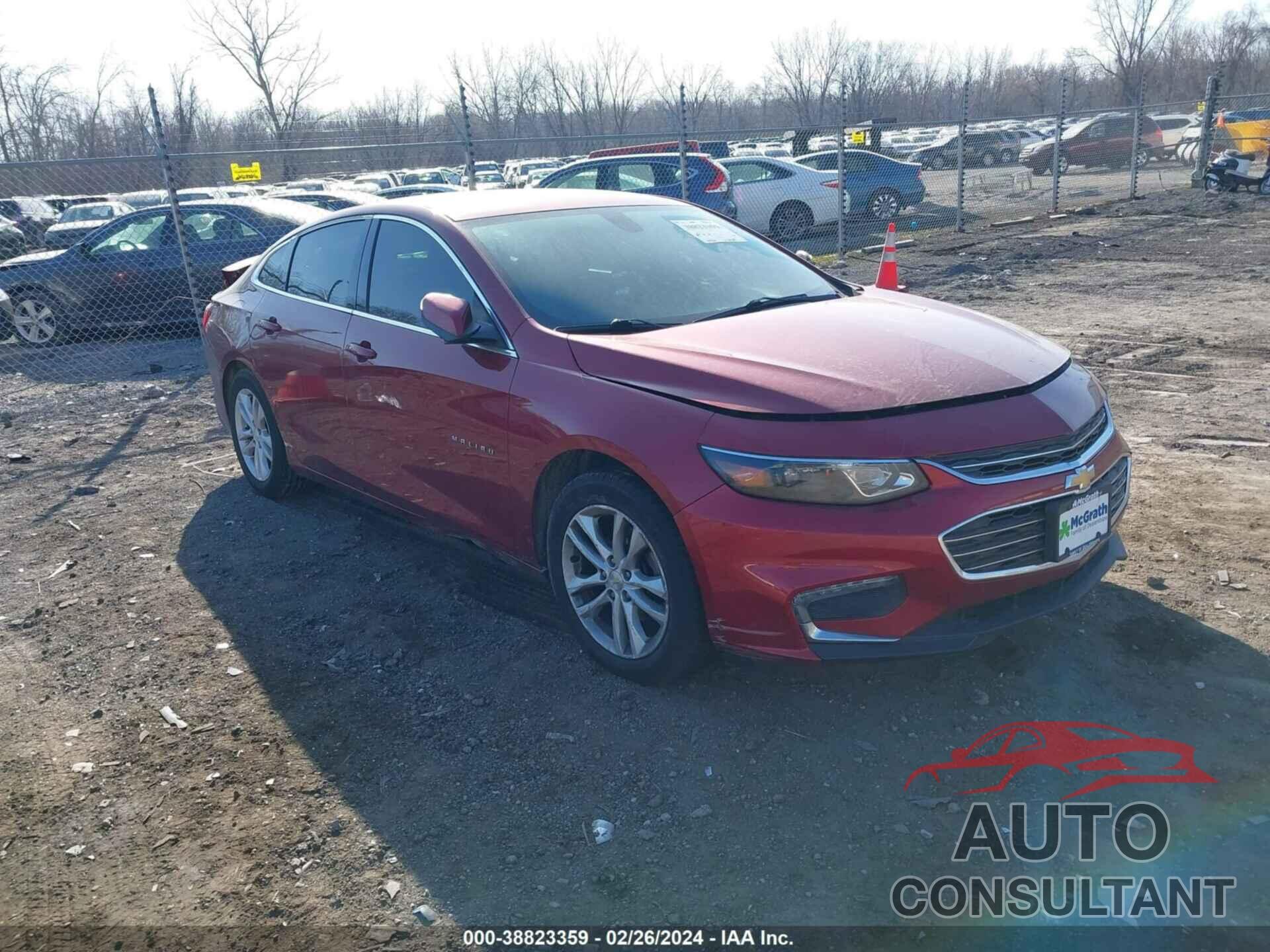 CHEVROLET MALIBU 2017 - 1G1ZE5ST6HF144988