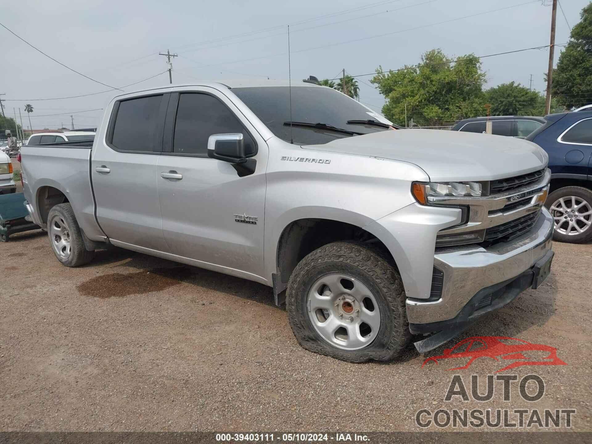 CHEVROLET SILVERADO 1500 2020 - 3GCPWCED1LG235601