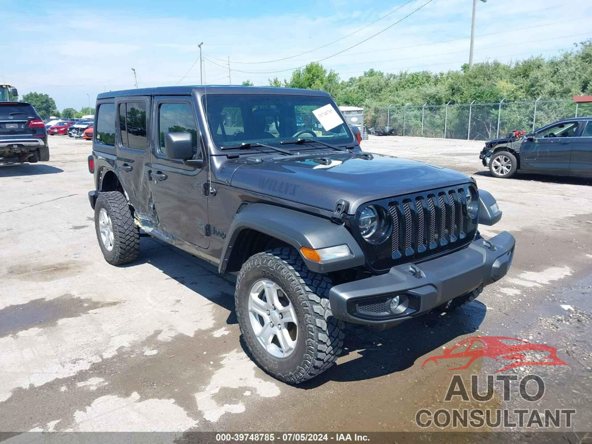 JEEP WRANGLER UNLIMITED 2022 - 1C4HJXDM4NW143821