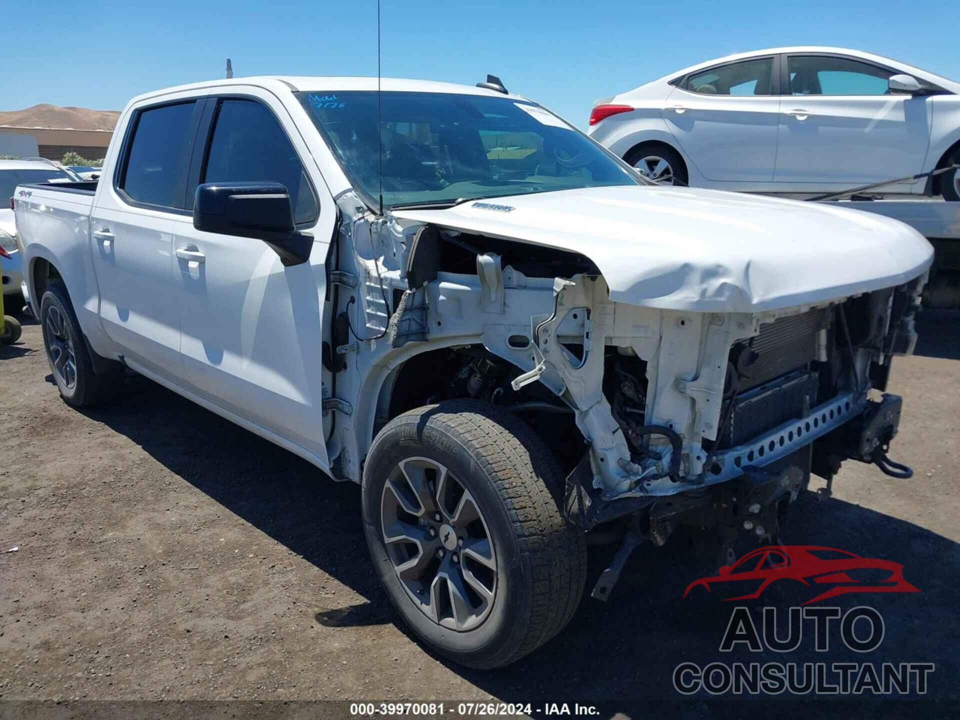 CHEVROLET SILVERADO 1500 2020 - 3GCUYEET1LG444109