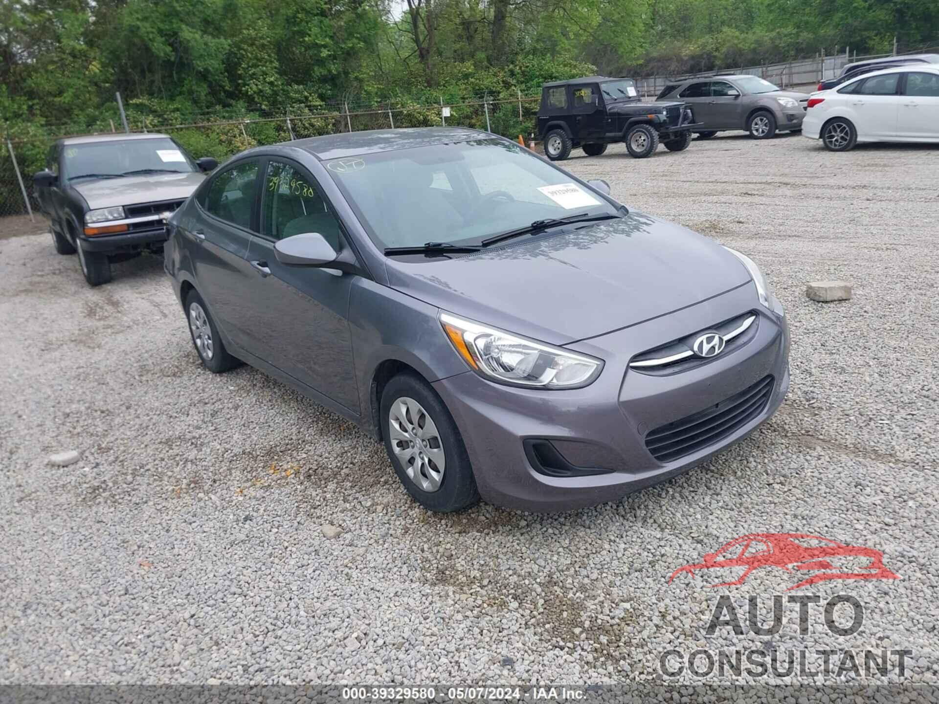 HYUNDAI ACCENT 2017 - KMHCT4AE3HU316093