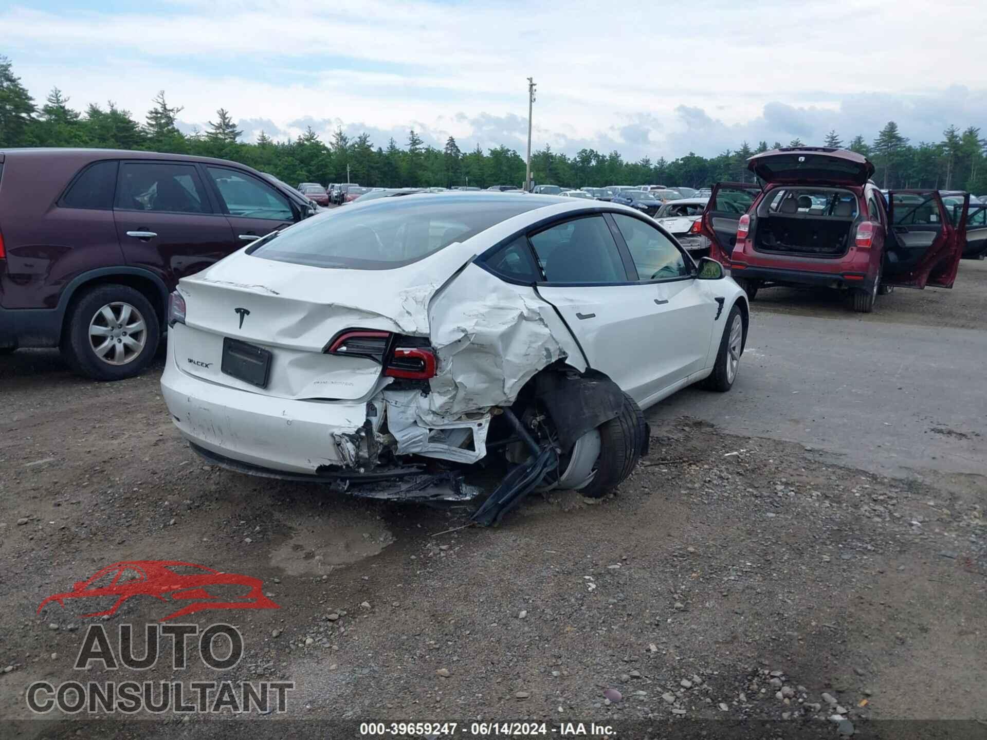 TESLA MODEL 3 2021 - 5YJ3E1EB9MF009365