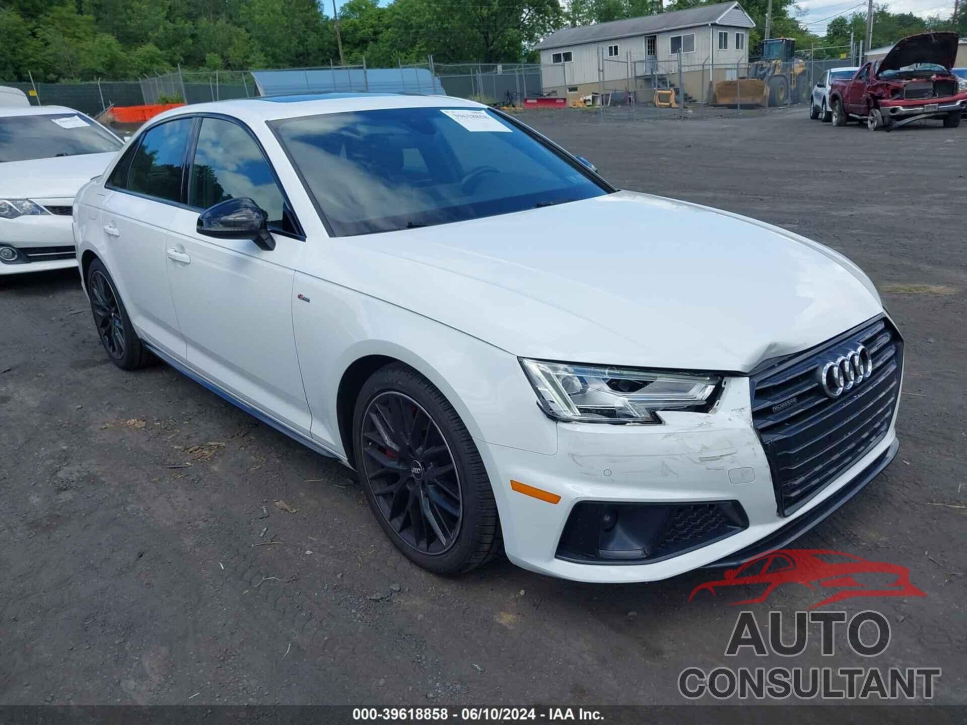 AUDI A4 2019 - WAUENAF4XKA029247