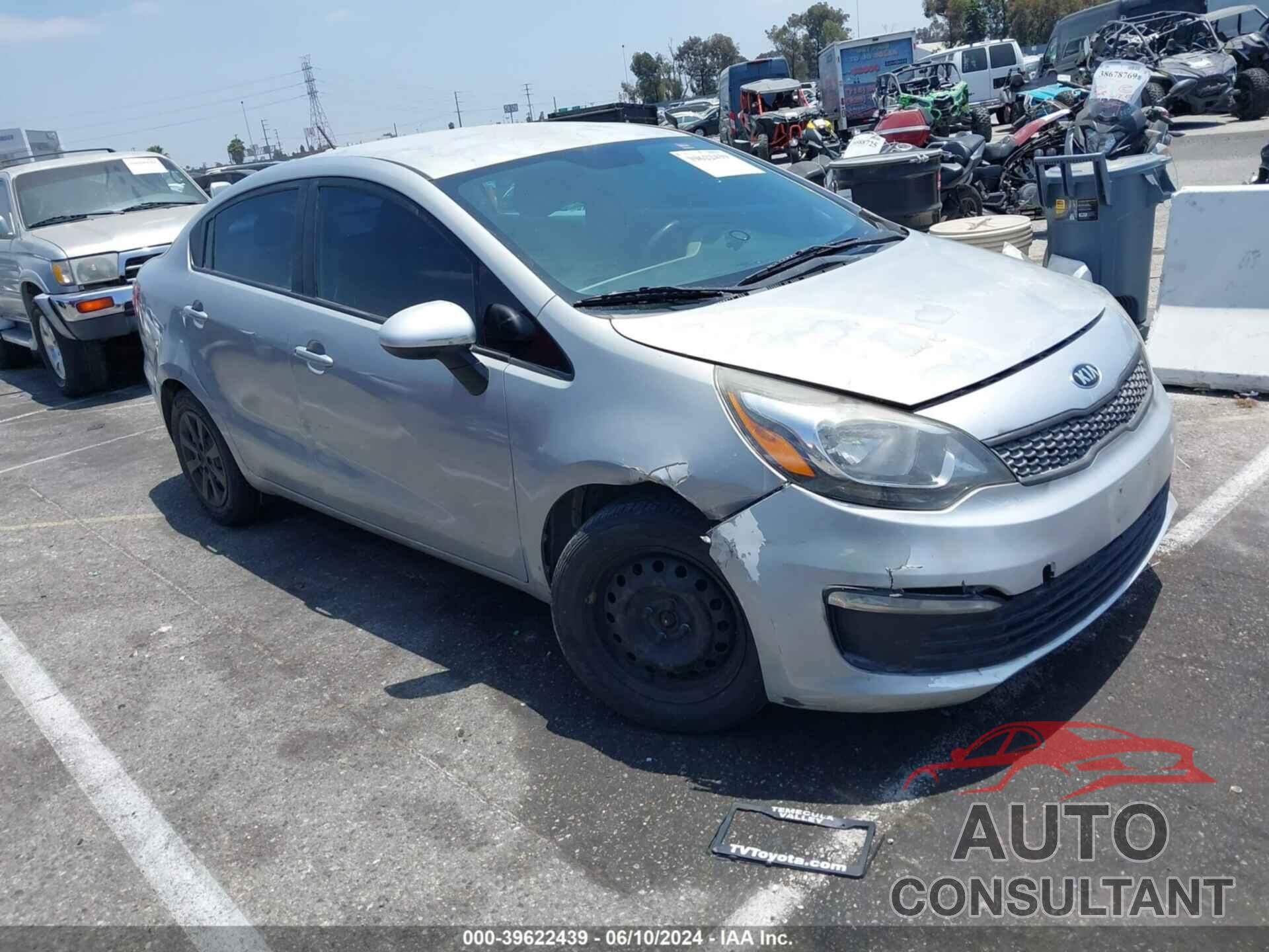 KIA RIO 2016 - KNADM4A31G6596083