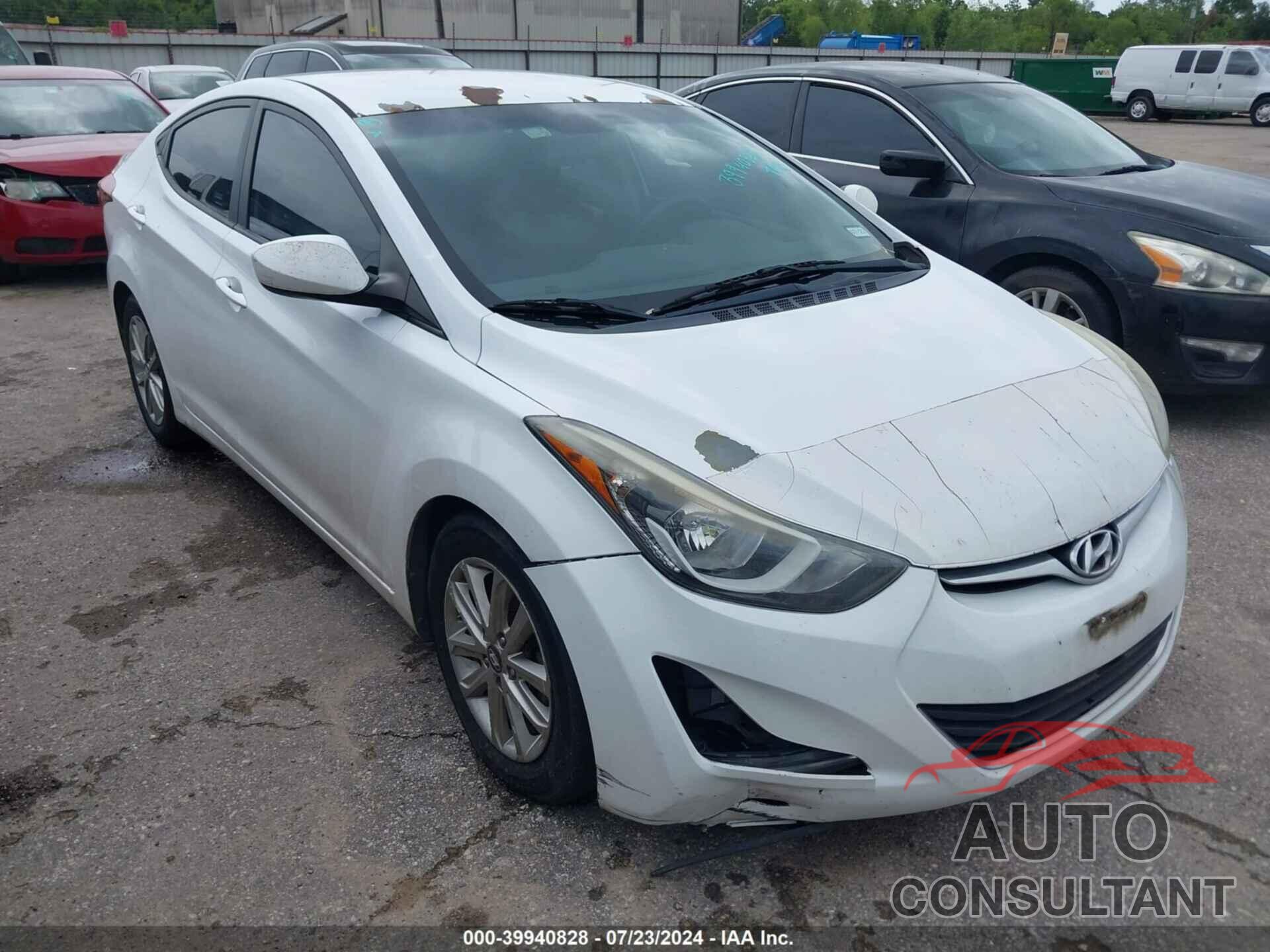 HYUNDAI ELANTRA 2016 - 5NPDH4AEXGH780744