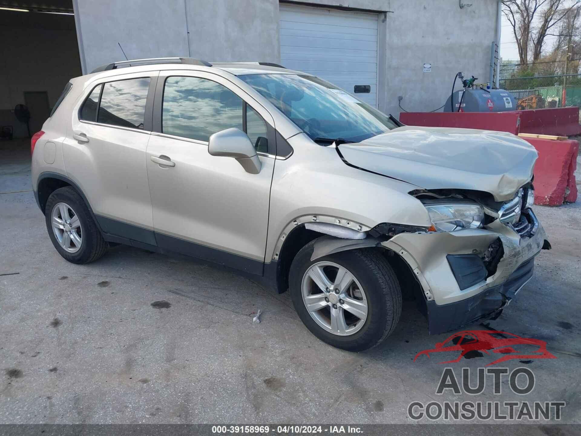 CHEVROLET TRAX 2016 - 3GNCJPSB5GL278401