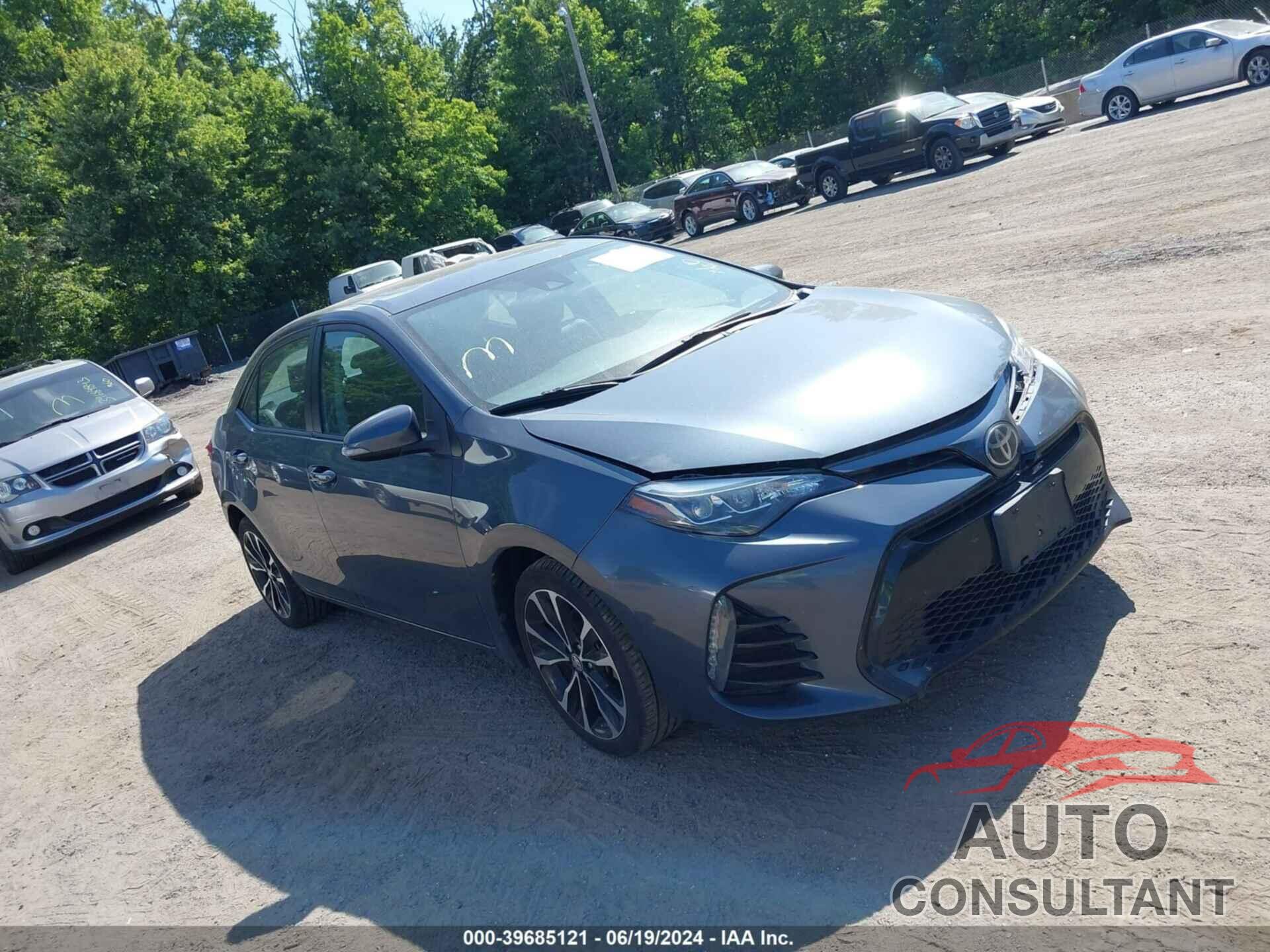 TOYOTA COROLLA 2017 - 2T1BURHE2HC943574