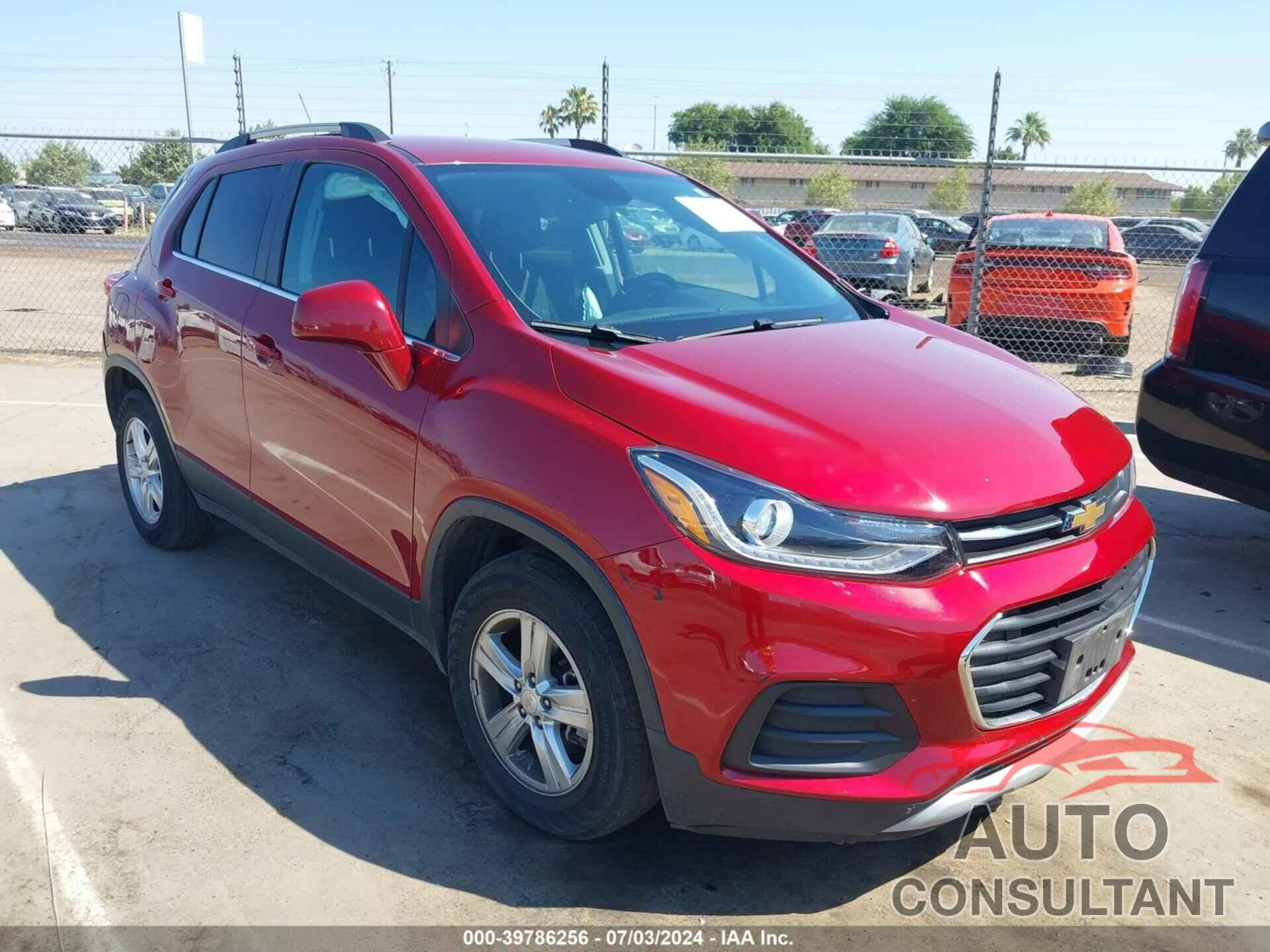 CHEVROLET TRAX 2019 - 3GNCJLSB4KL242233