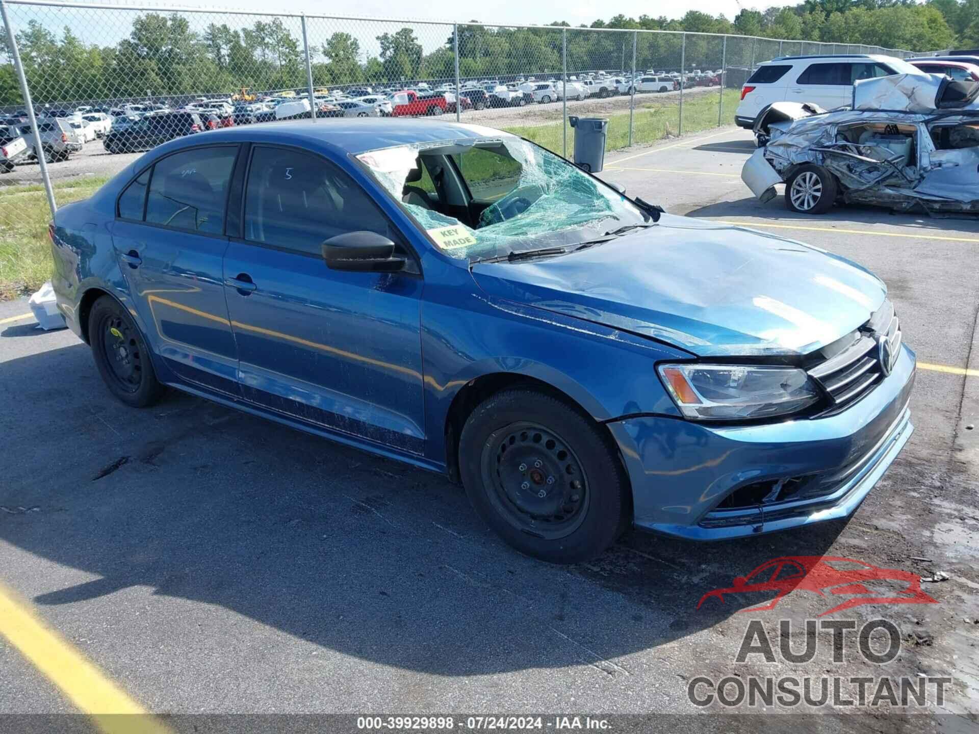 VOLKSWAGEN JETTA 2016 - 3VW267AJ8GM405146
