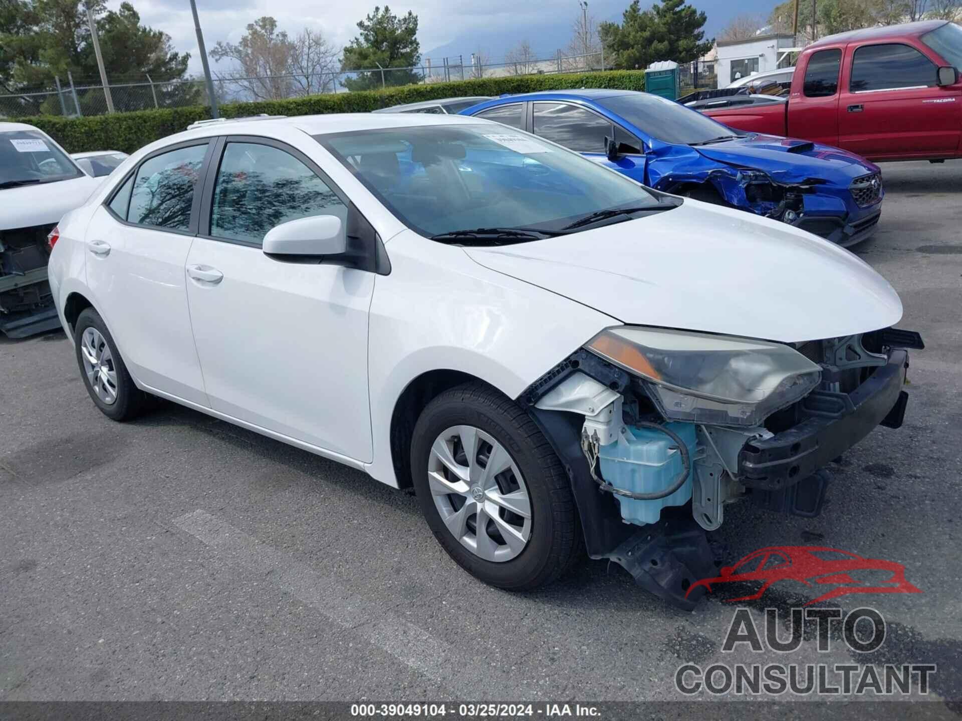 TOYOTA COROLLA 2016 - 5YFBURHEXGP392440