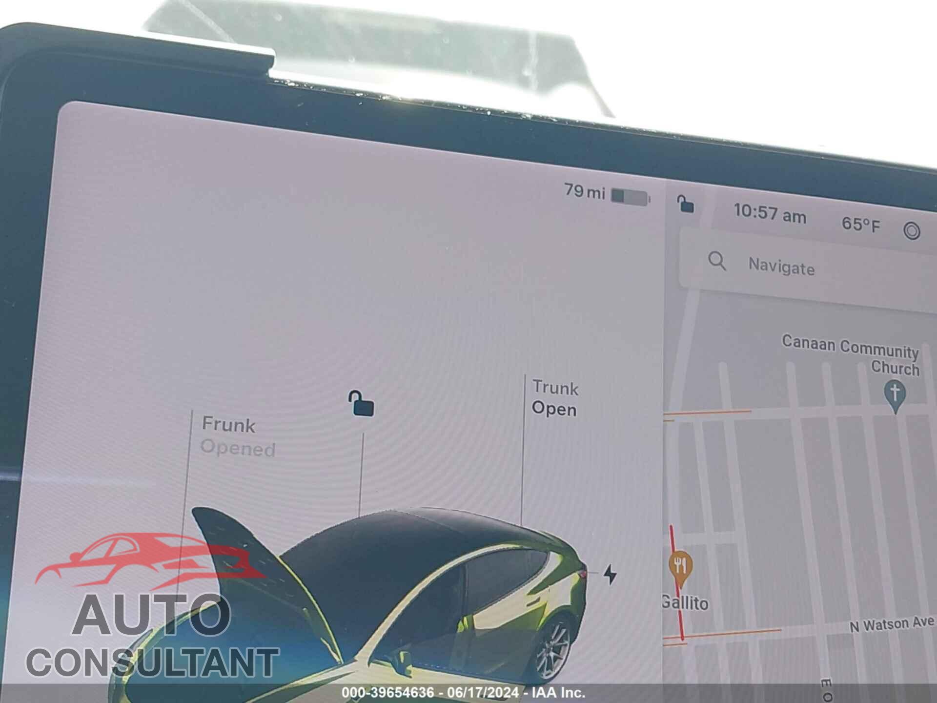 TESLA MODEL 3 2020 - 5YJ3E1EA2LF803307