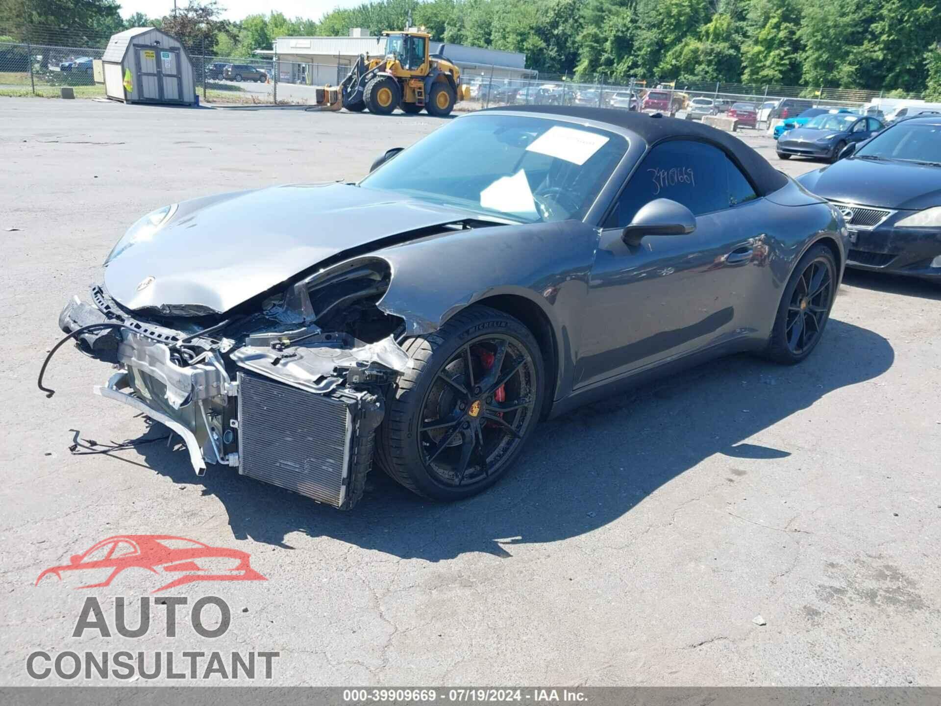 PORSCHE 911 2017 - WP0CA2A92HS142059