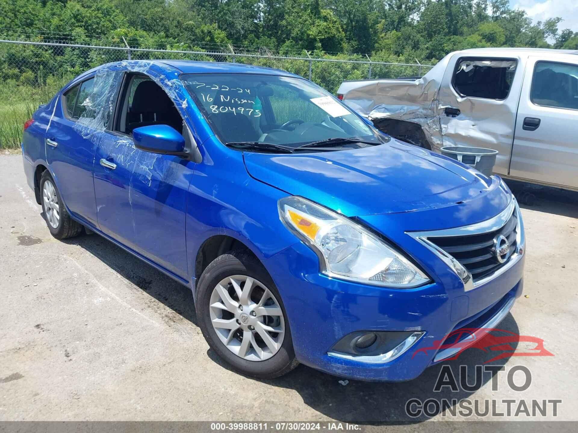 NISSAN VERSA 2017 - 3N1CN7AP3HL804975