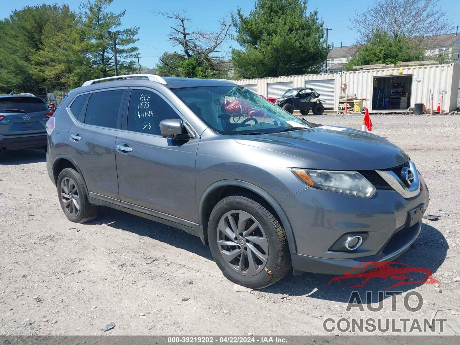 NISSAN ROGUE 2016 - 5N1AT2MVXGC868623