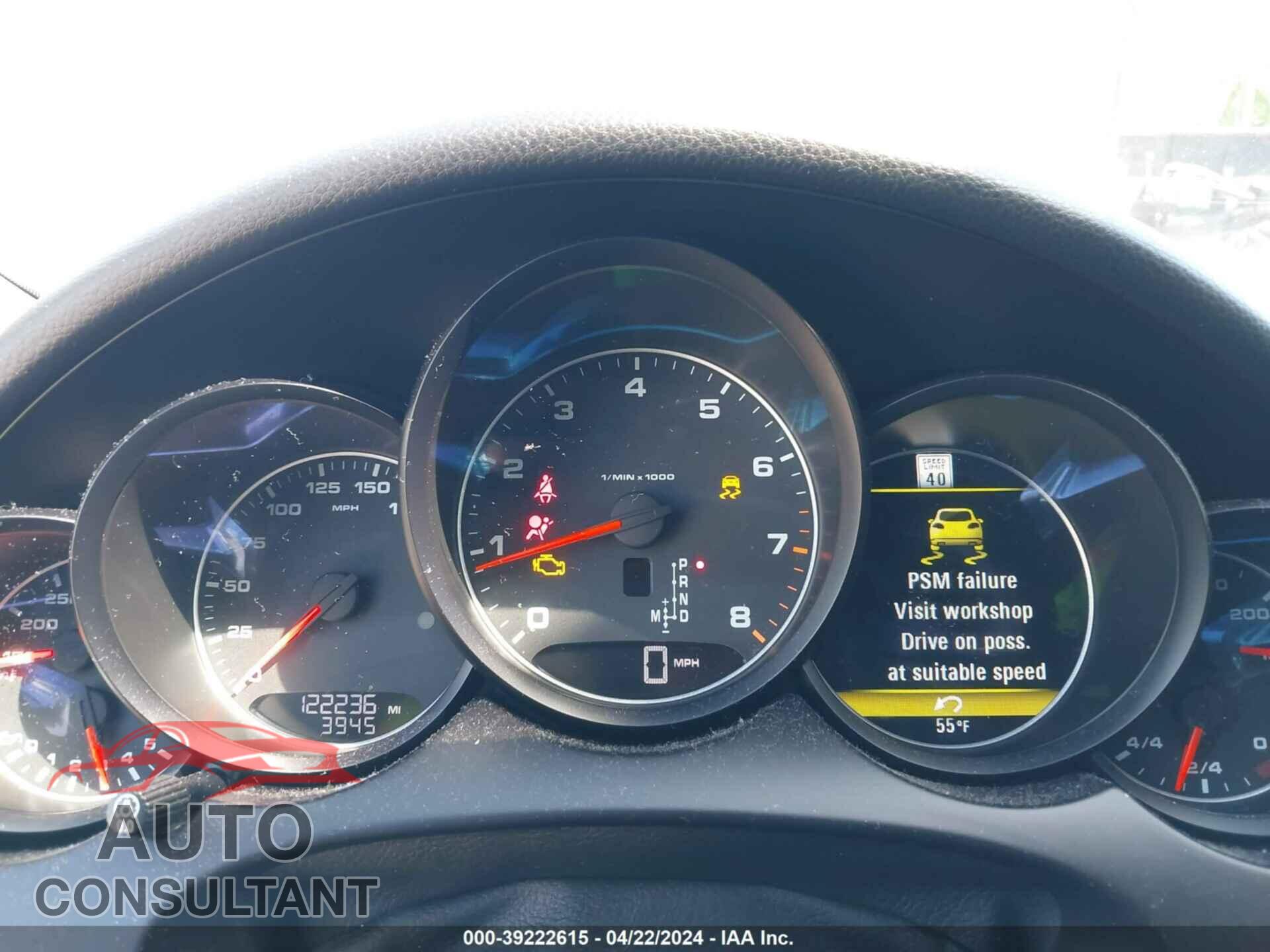 PORSCHE CAYENNE 2016 - WP1AA2A24GLA10180