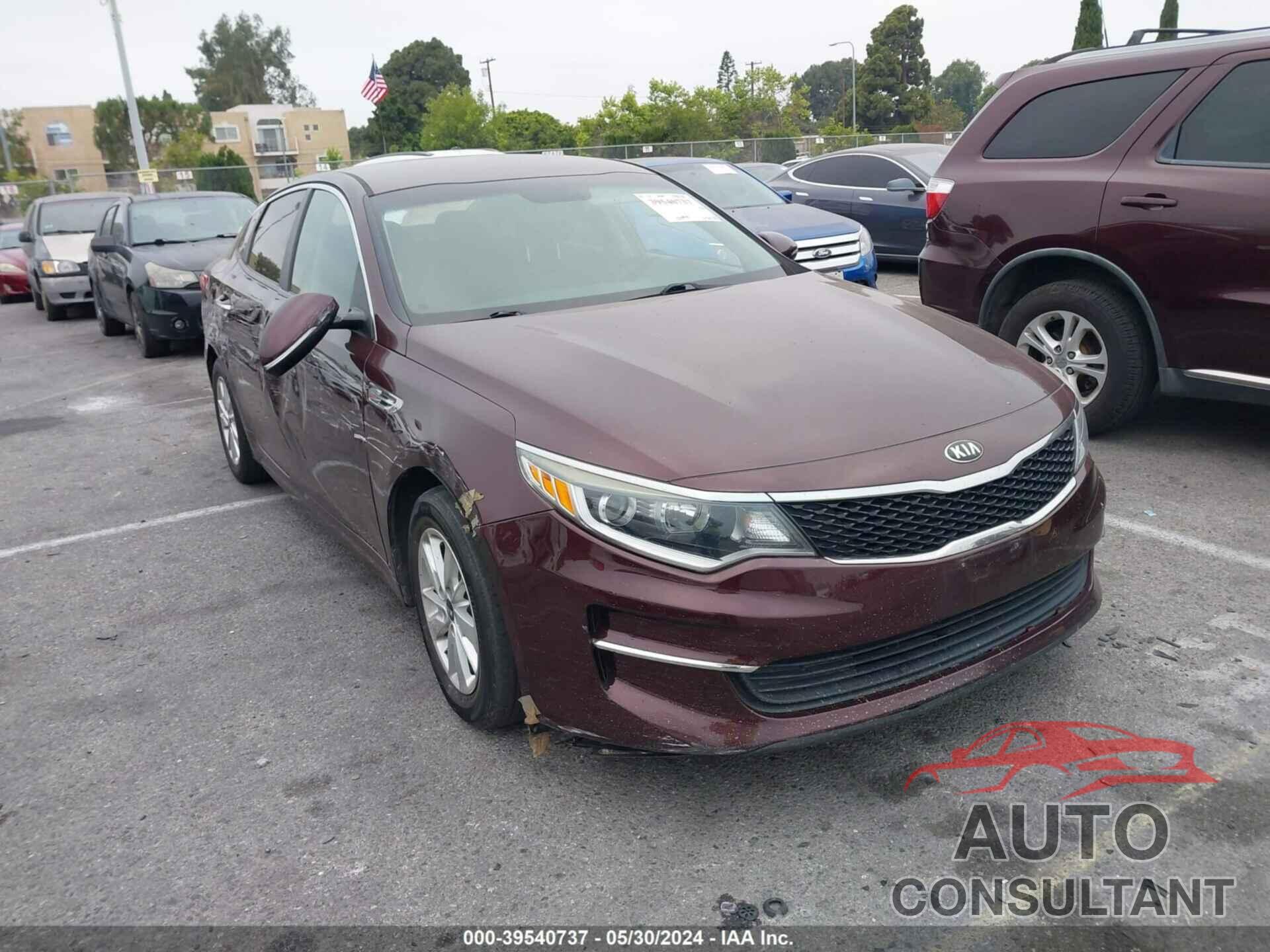 KIA OPTIMA 2018 - 5XXGT4L31JG248924
