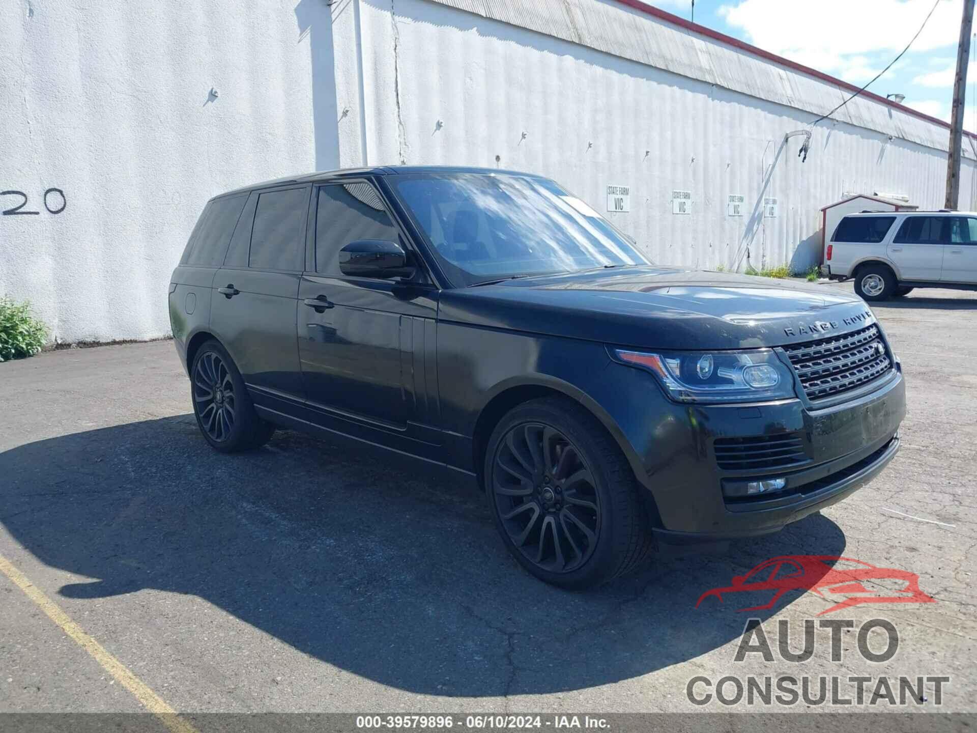 LAND ROVER RANGE ROVER 2017 - SALGS2FEXHA362536