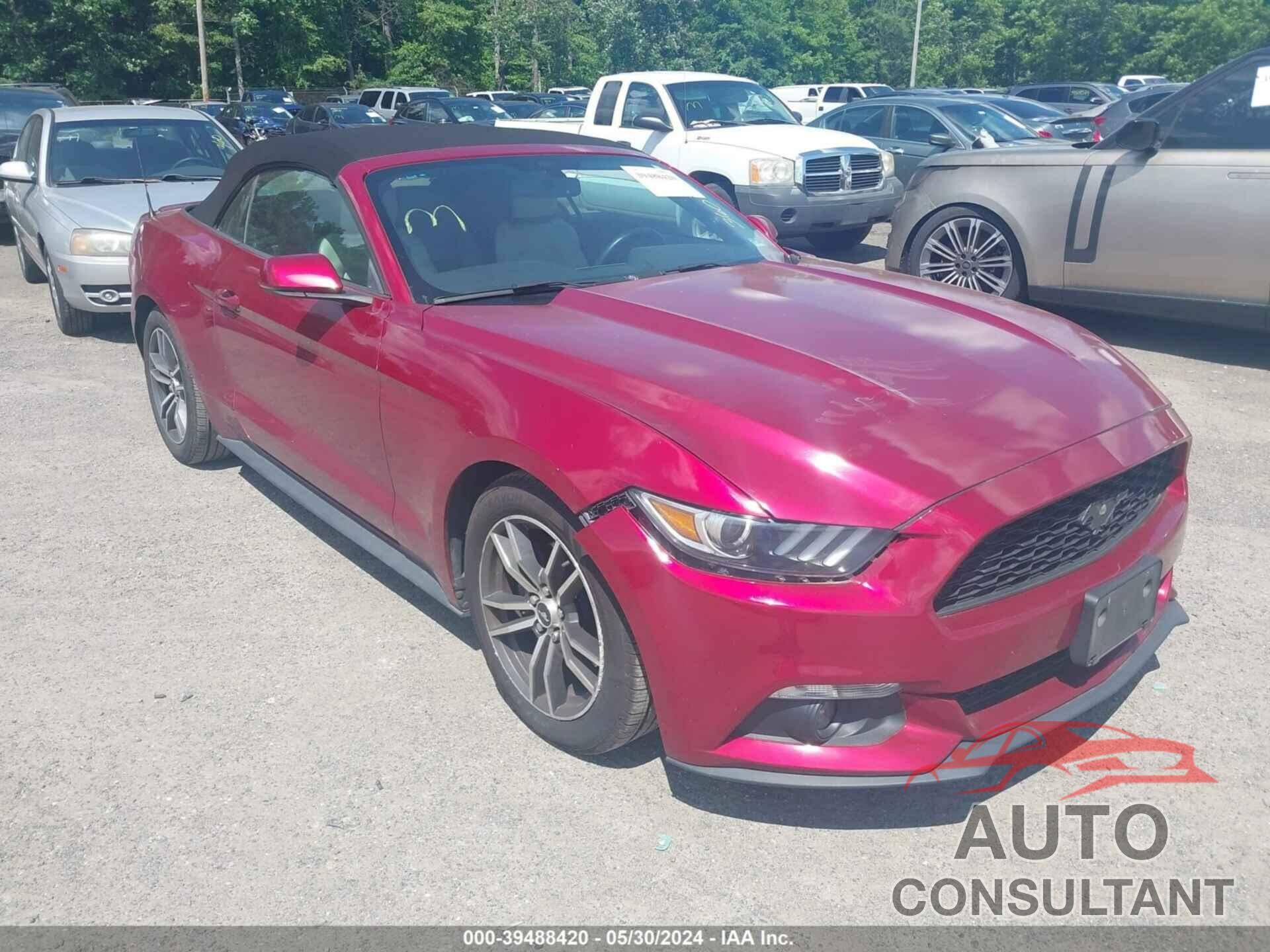 FORD MUSTANG 2017 - 1FATP8UH4H5331448