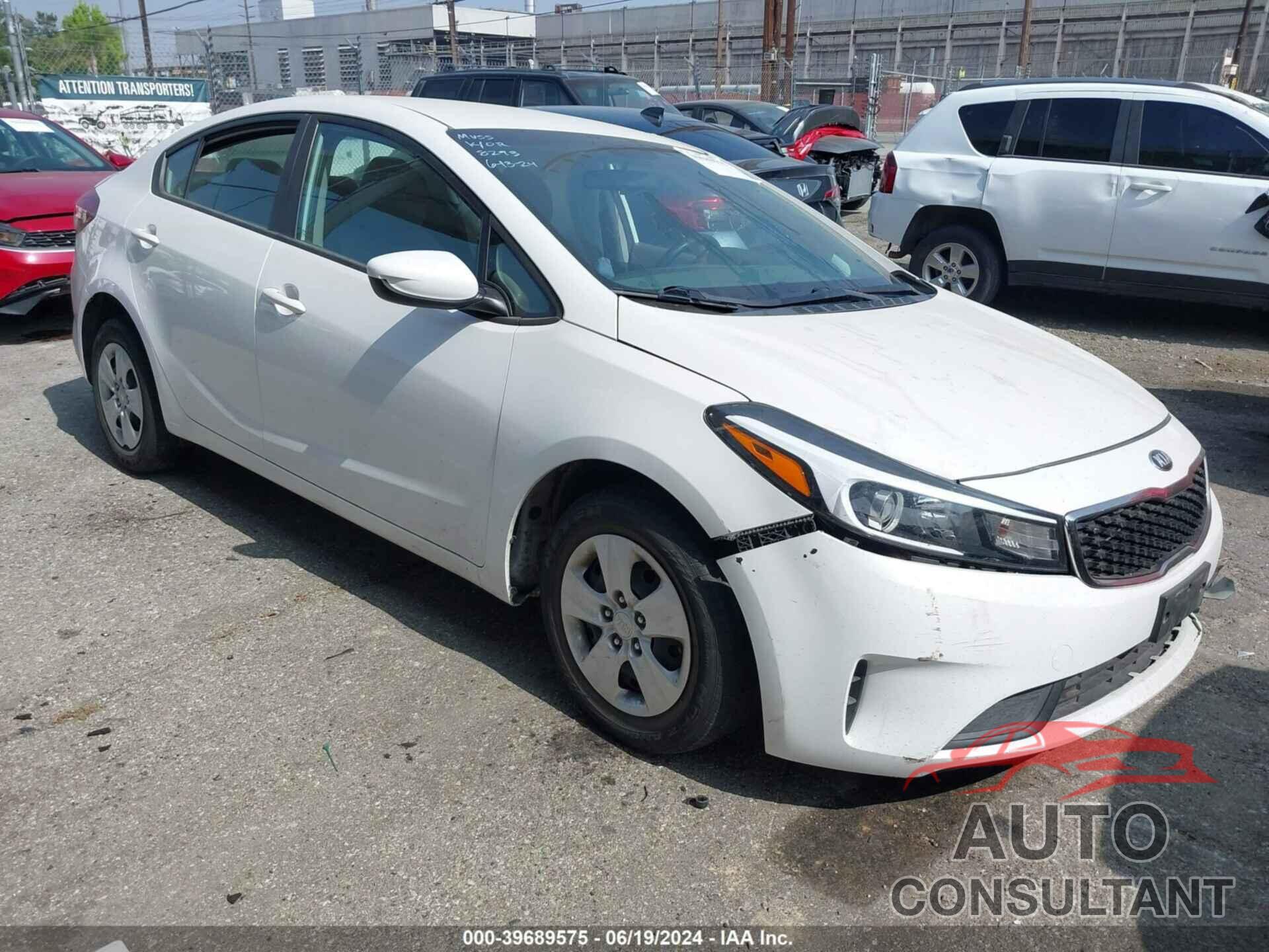 KIA FORTE 2017 - 3KPFL4A77HE088293