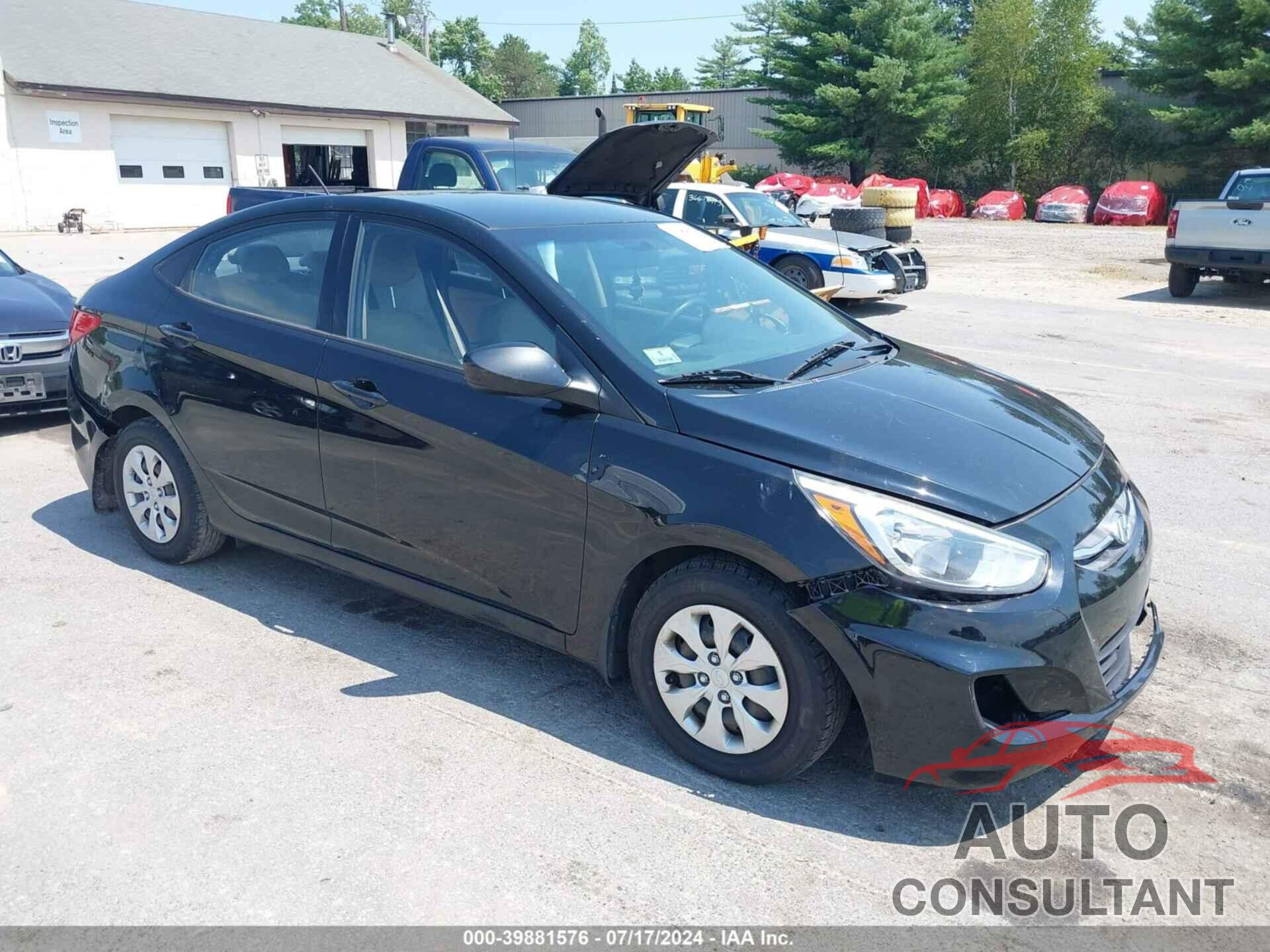 HYUNDAI ACCENT 2016 - KMHCT4AE9GU092598