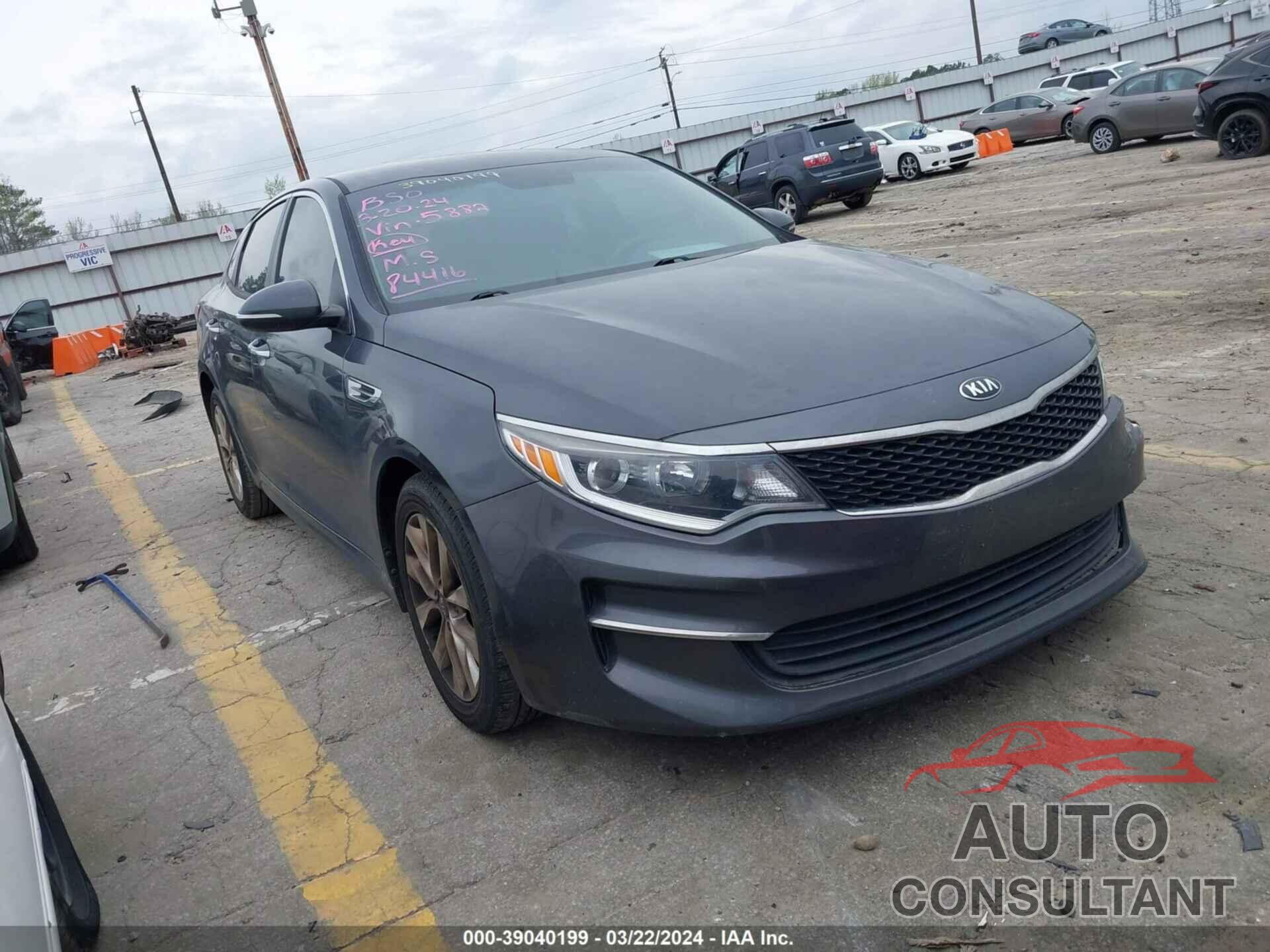 KIA OPTIMA 2017 - 5XXGT4L38HG145882