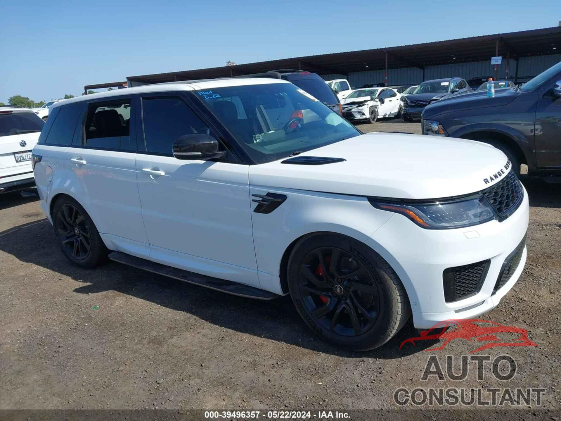 LAND ROVER RANGE ROVER SPORT 2019 - SALWR2REXKA860620