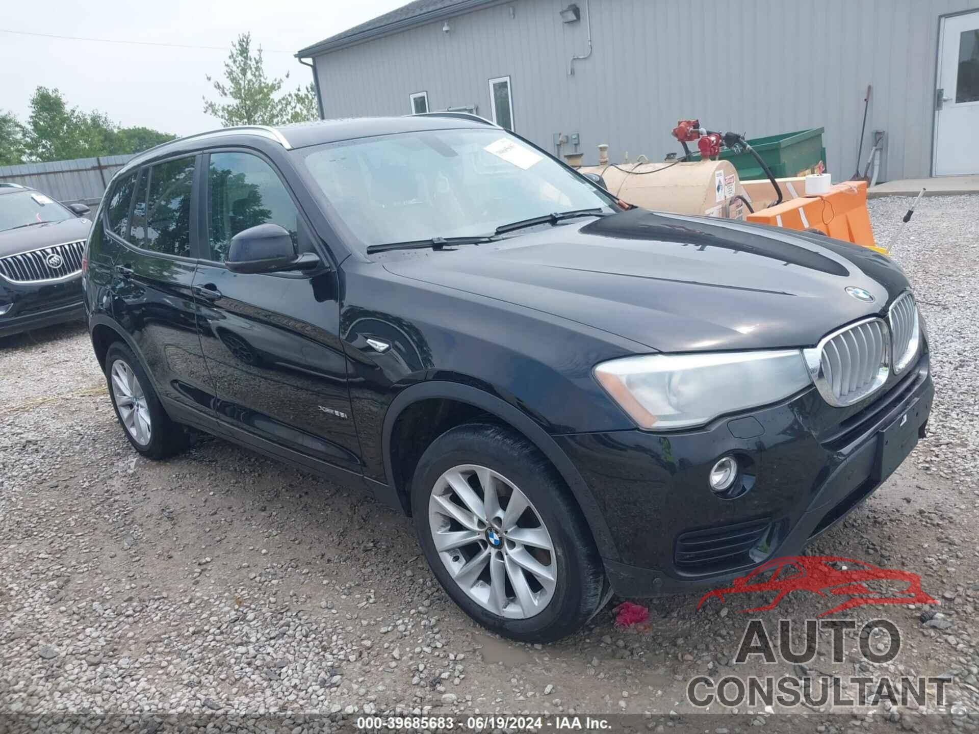 BMW X3 2016 - 5UXWX9C52G0D83548