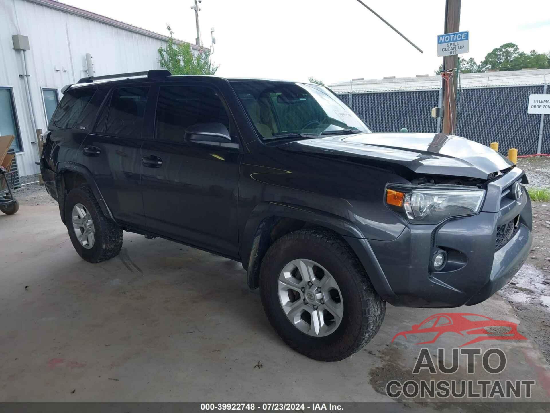 TOYOTA 4RUNNER 2022 - JTEEU5JR5N5251879