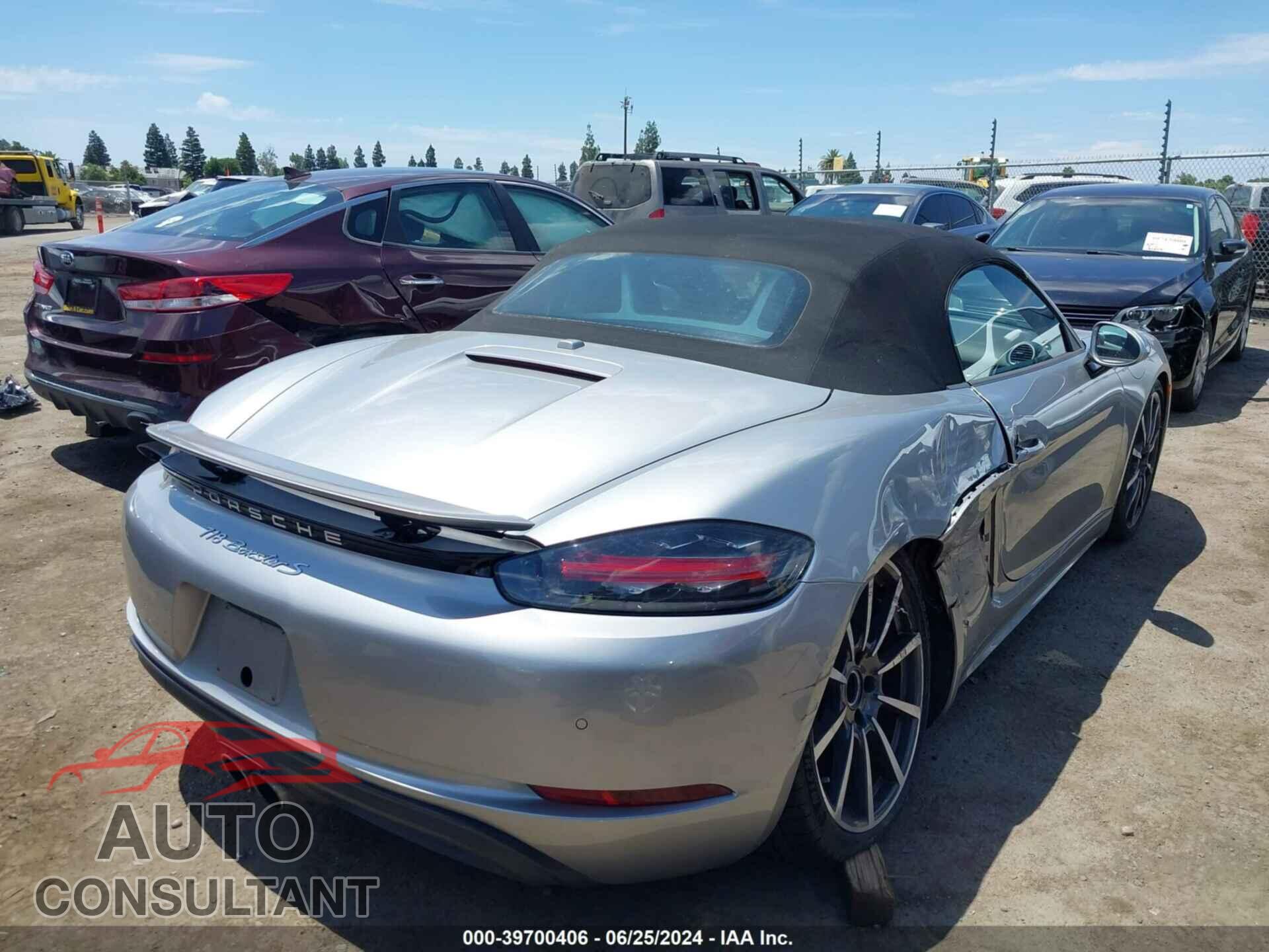 PORSCHE 718 BOXSTER 2017 - WP0CB2A86HS241374