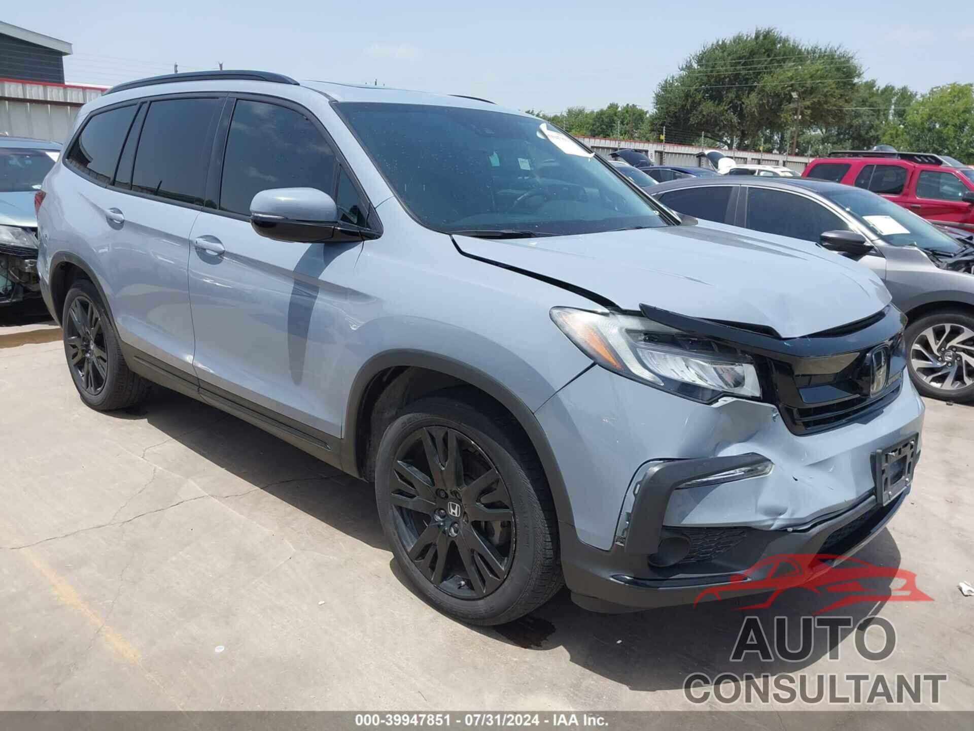 HONDA PILOT 2022 - 5FNYF6H73NB032536