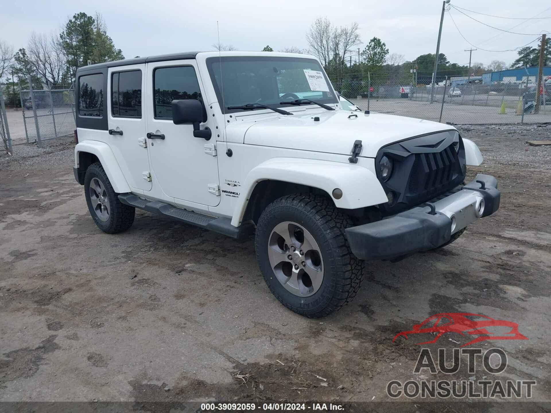 JEEP WRANGLER UNLIMITED 2016 - 1C4BJWEG5GL292204