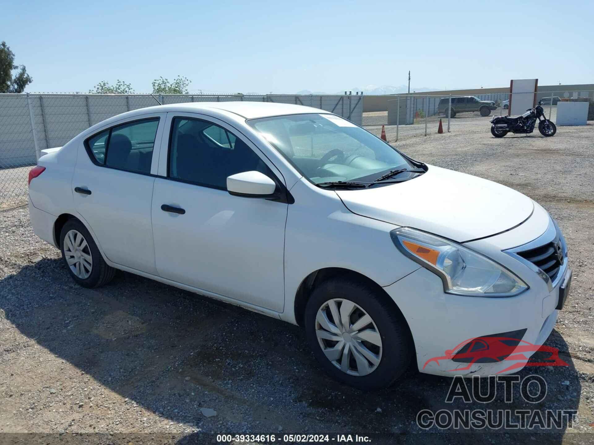 NISSAN VERSA 2016 - 3N1CN7AP4GL897293