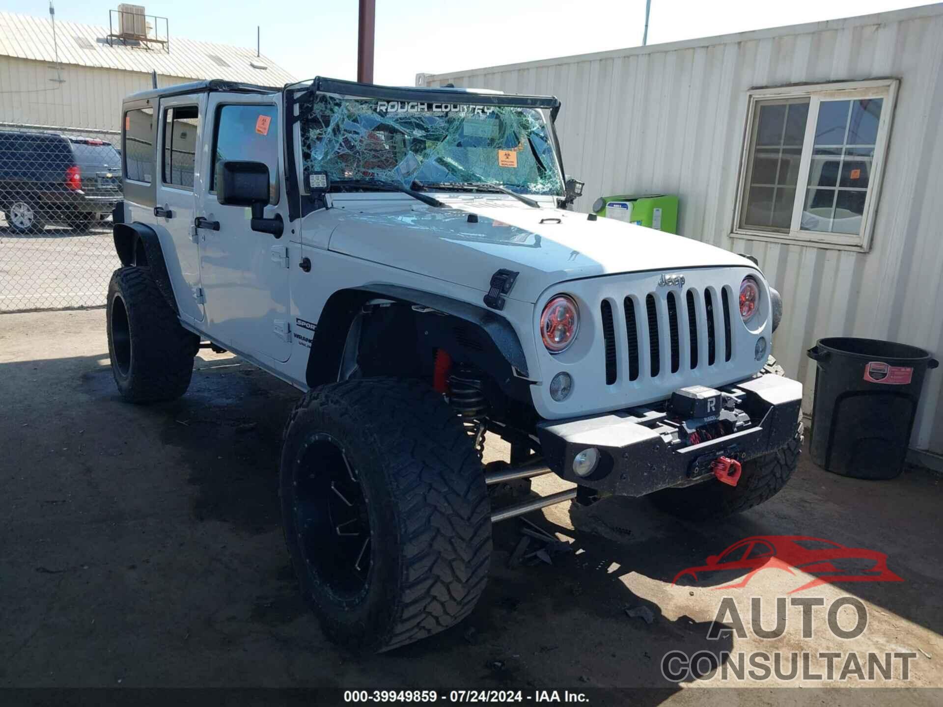 JEEP WRANGLER UNLIMITED 2017 - 1C4BJWDG0HL636315