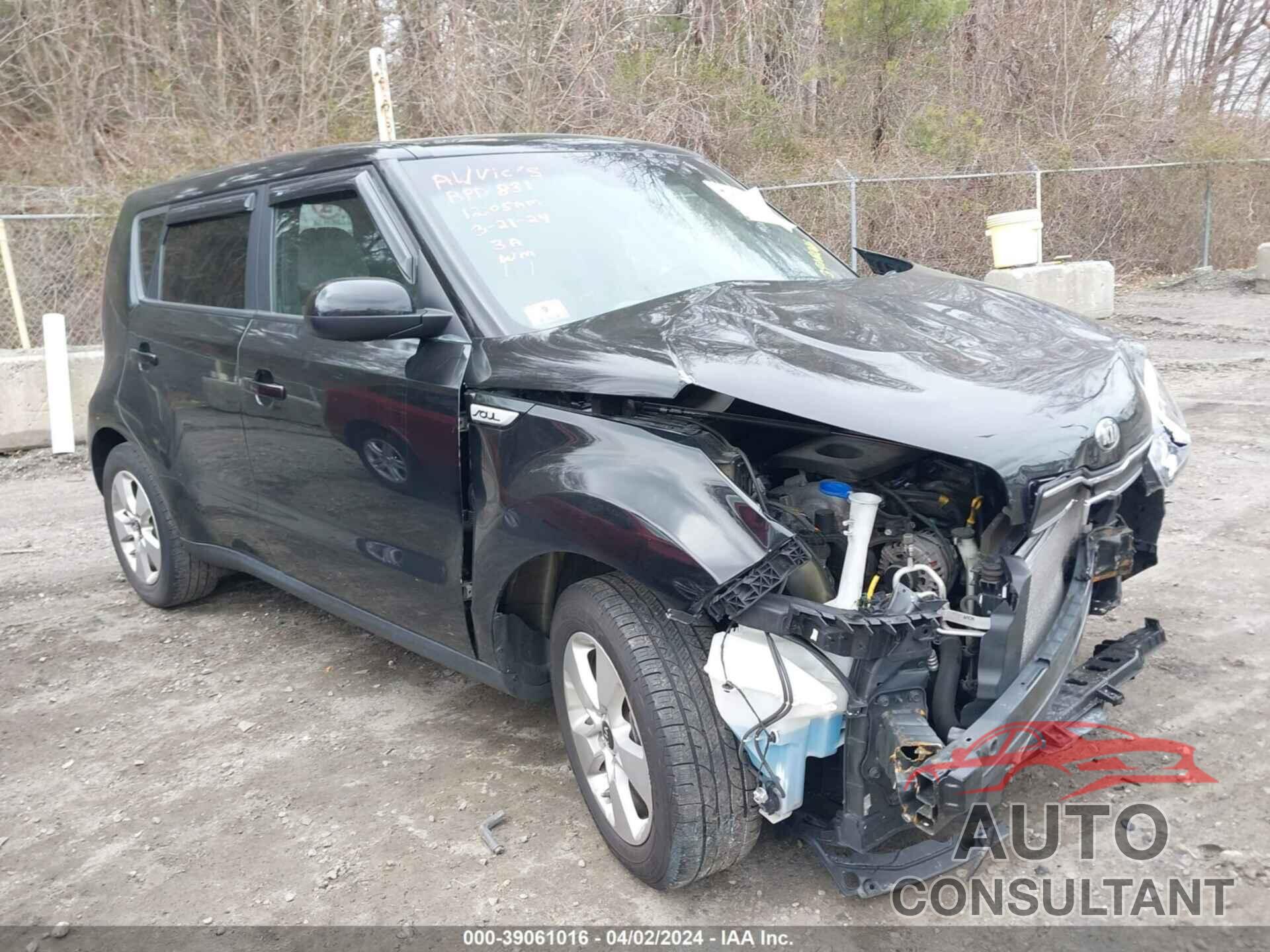 KIA SOUL 2019 - KNDJN2A25K7002046