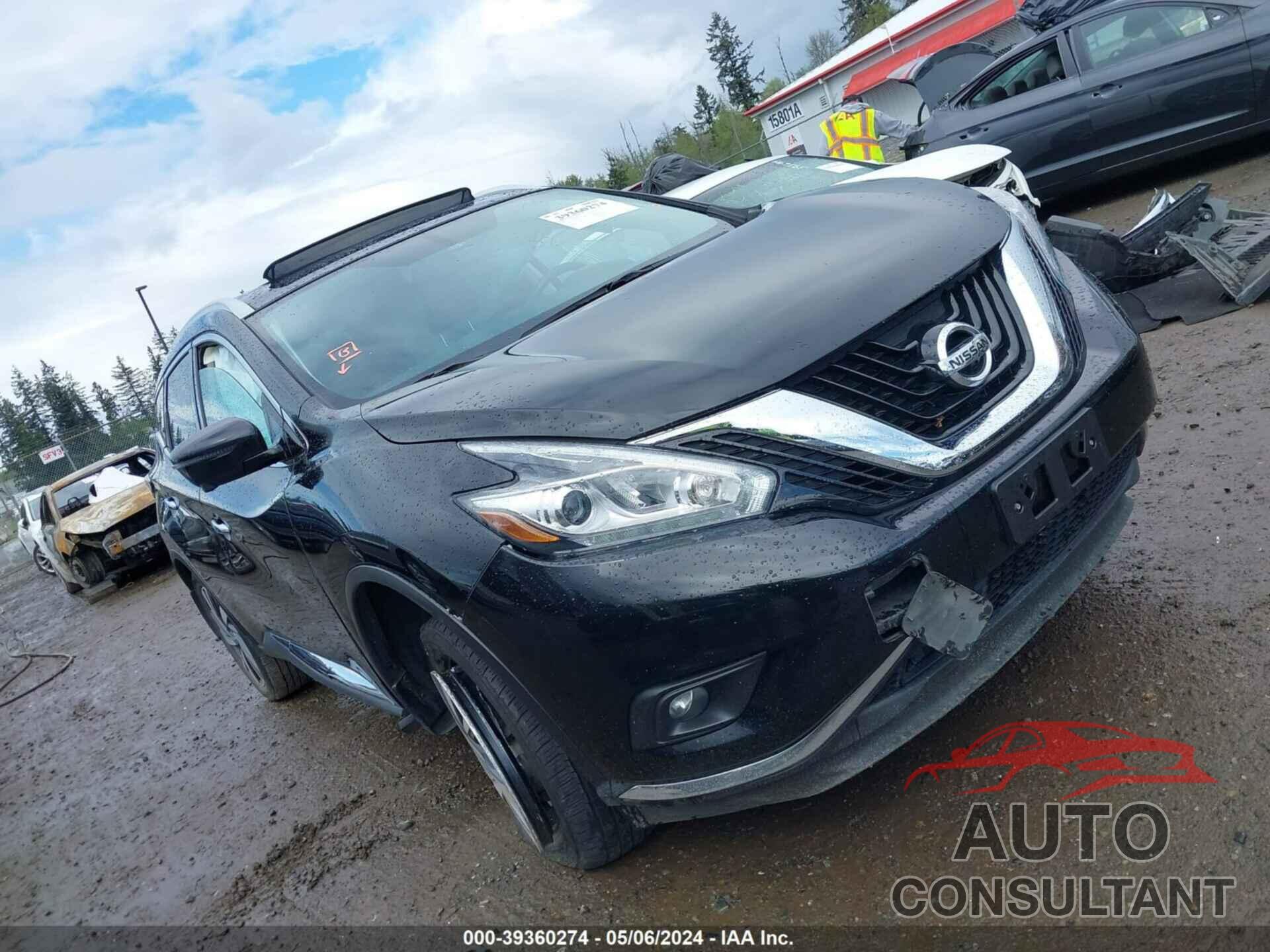 NISSAN MURANO 2018 - 5N1AZ2MH7JN182317