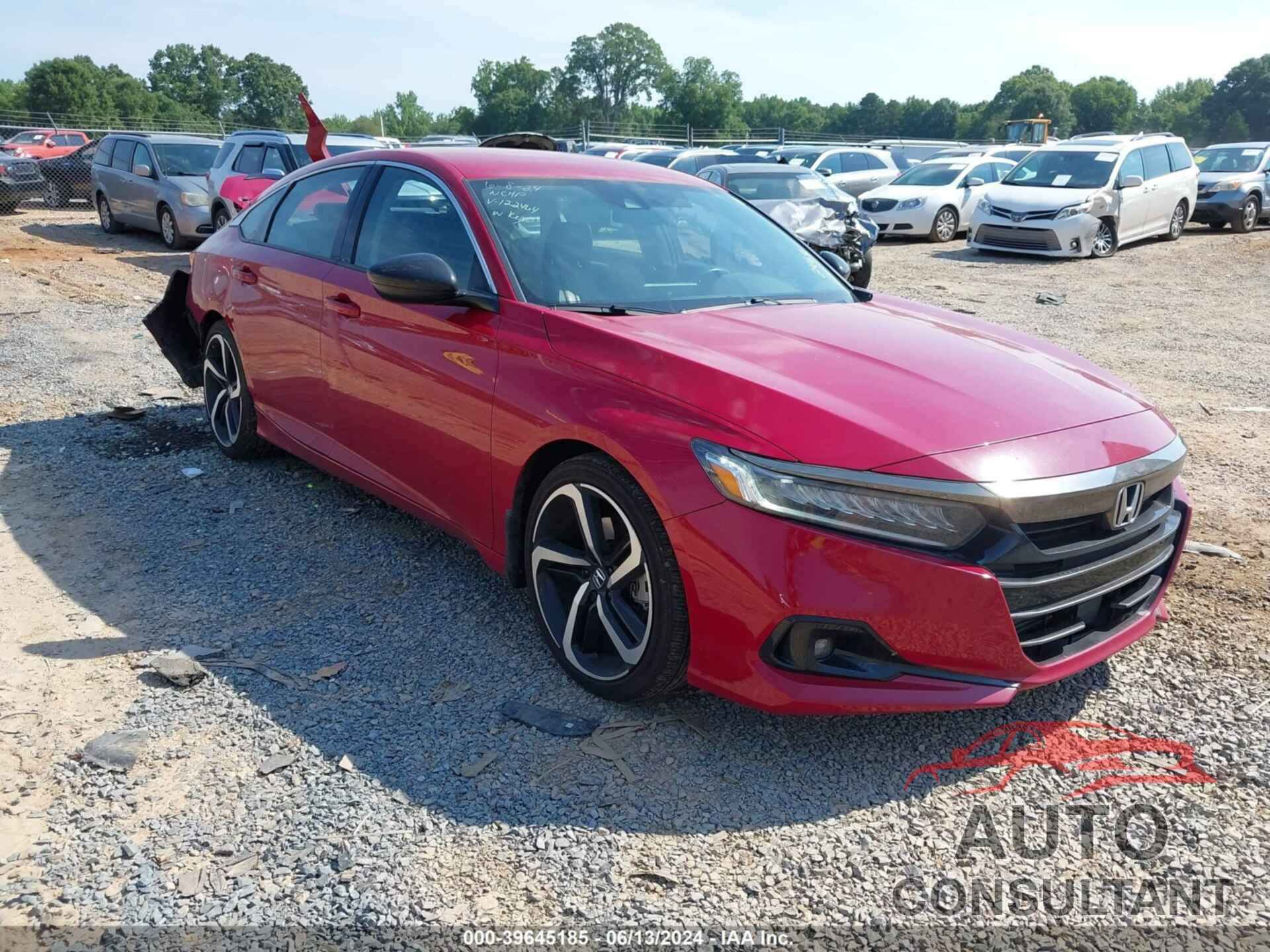 HONDA ACCORD 2021 - 1HGCV1F43MA122464